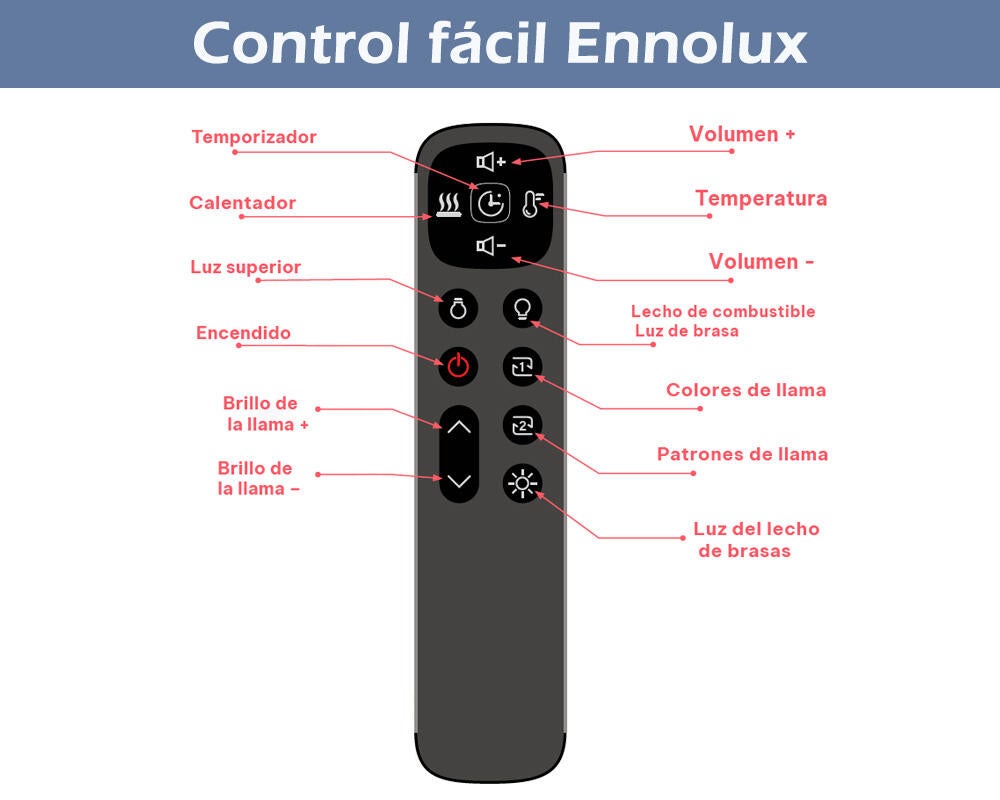 Chimenea eléctrica FOCAL POINT Ennolux 59