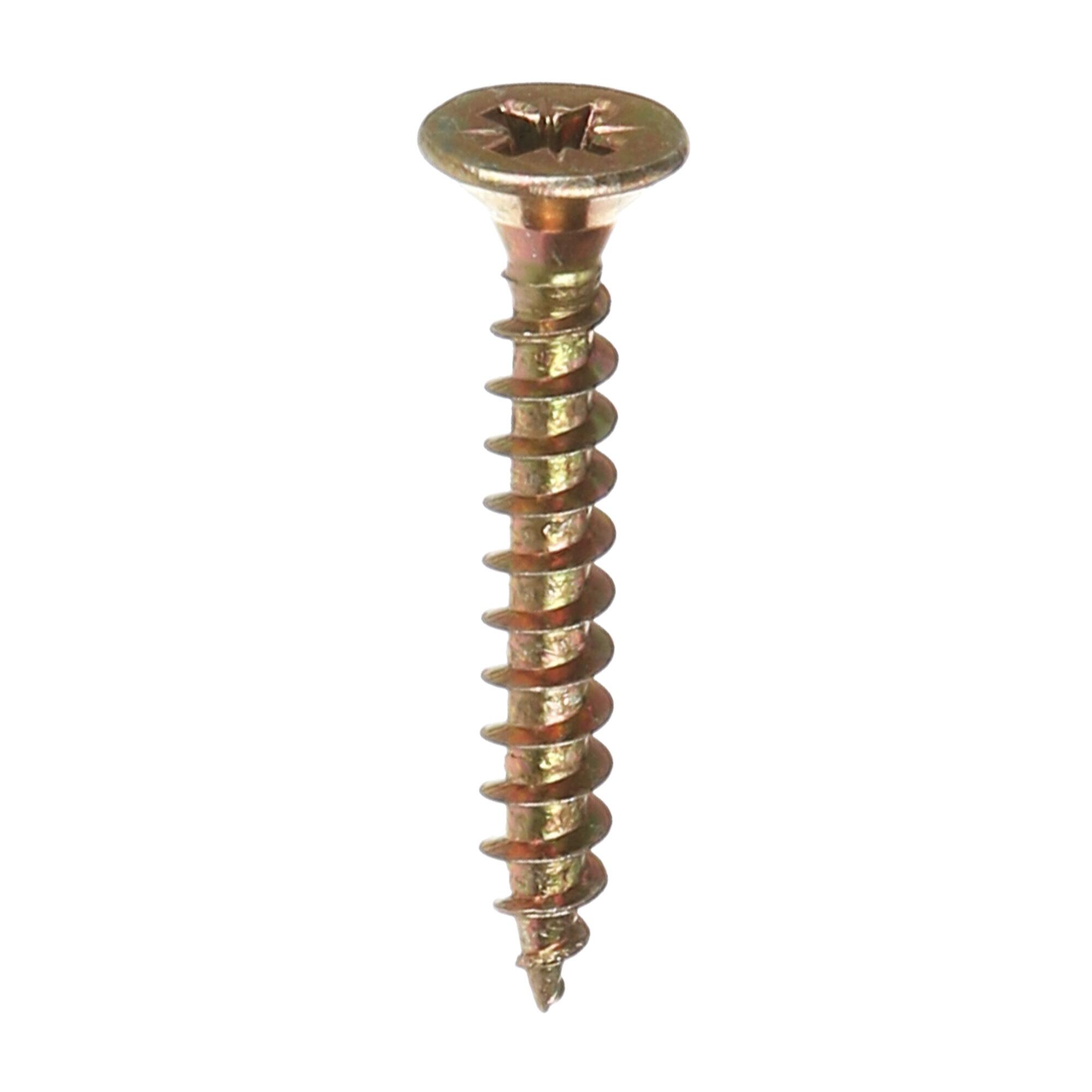 Surub lemn, cap inecat, otel zincat, 4 x 40 mm, vrac