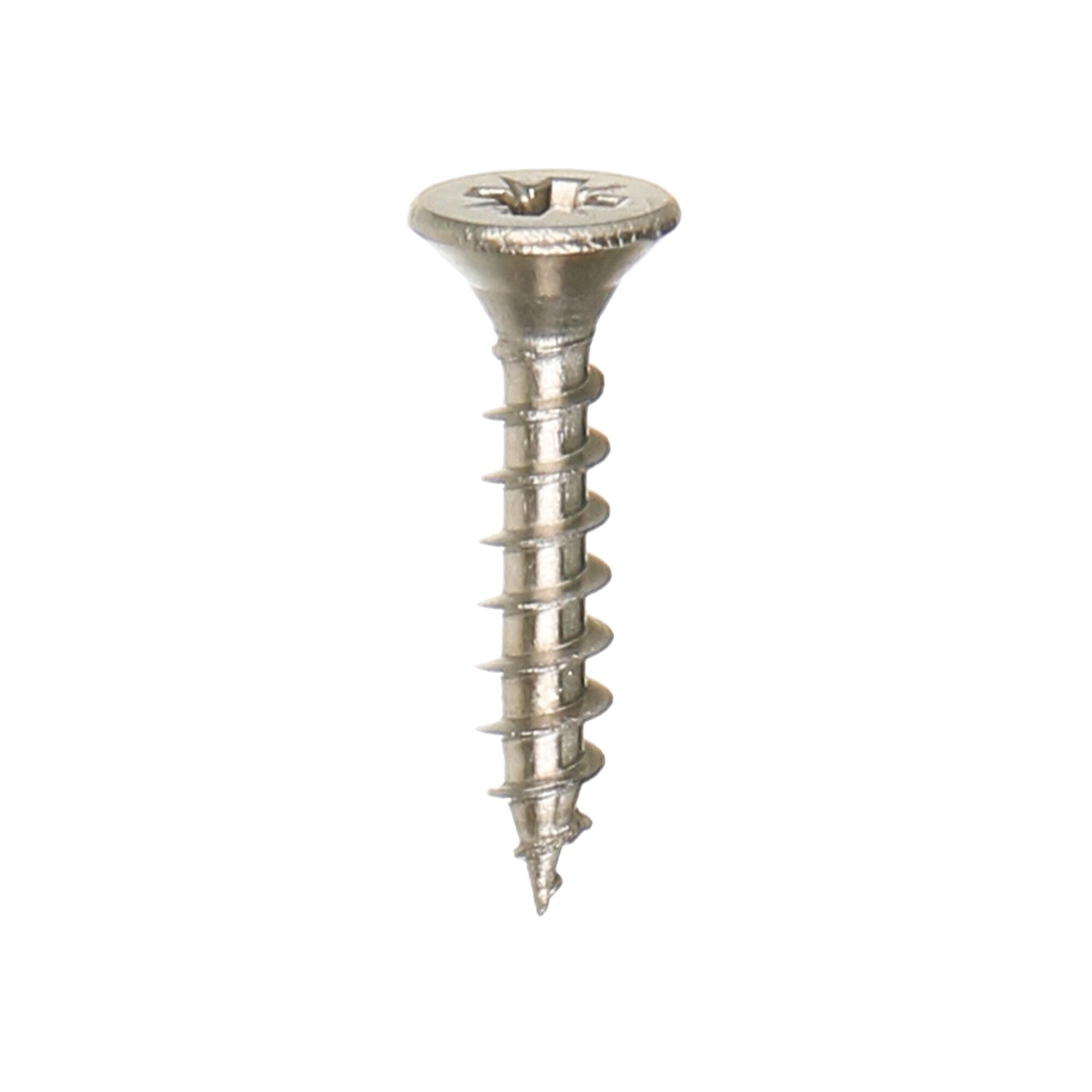 Surub lemn, cap inecat, inox, 3 x 16 mm, vrac
