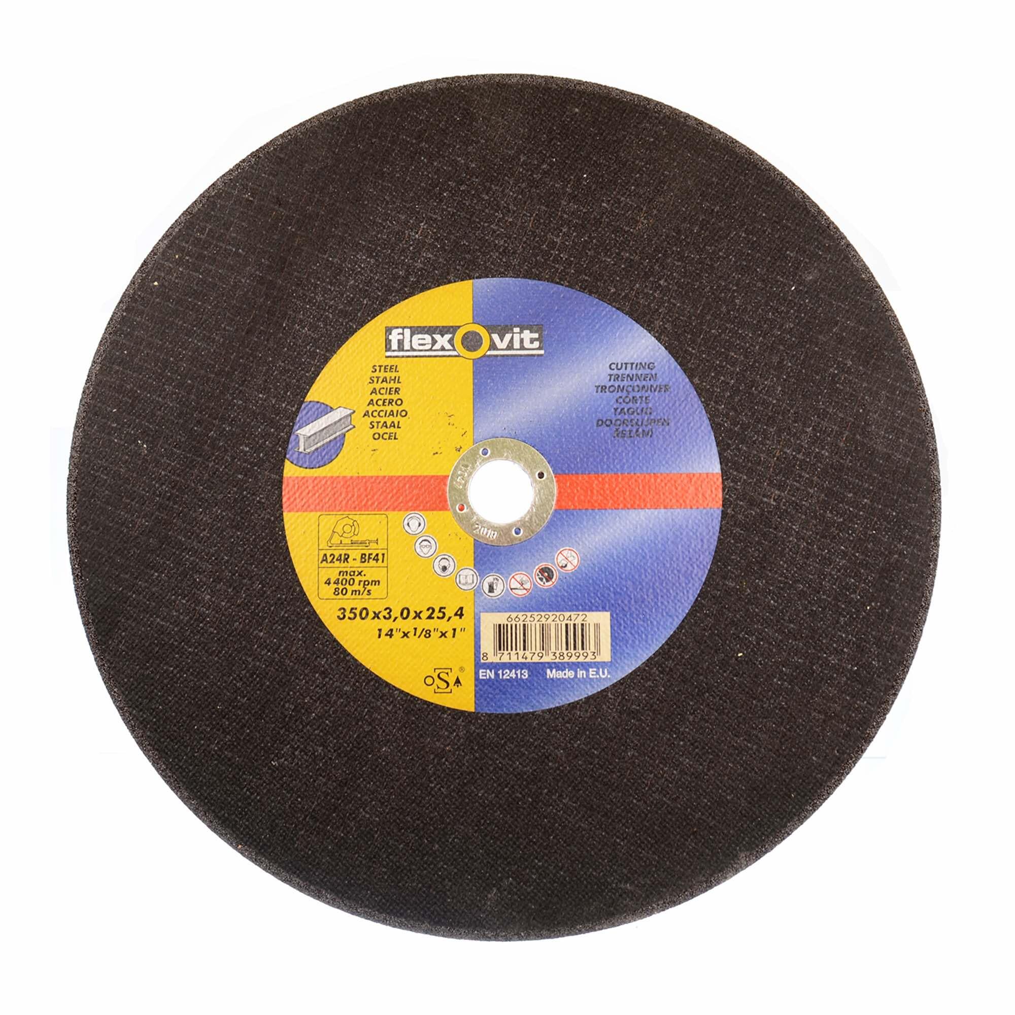 Disc taiere Flexovit, pentru multimaterial, Ø 350 x 3 mm
