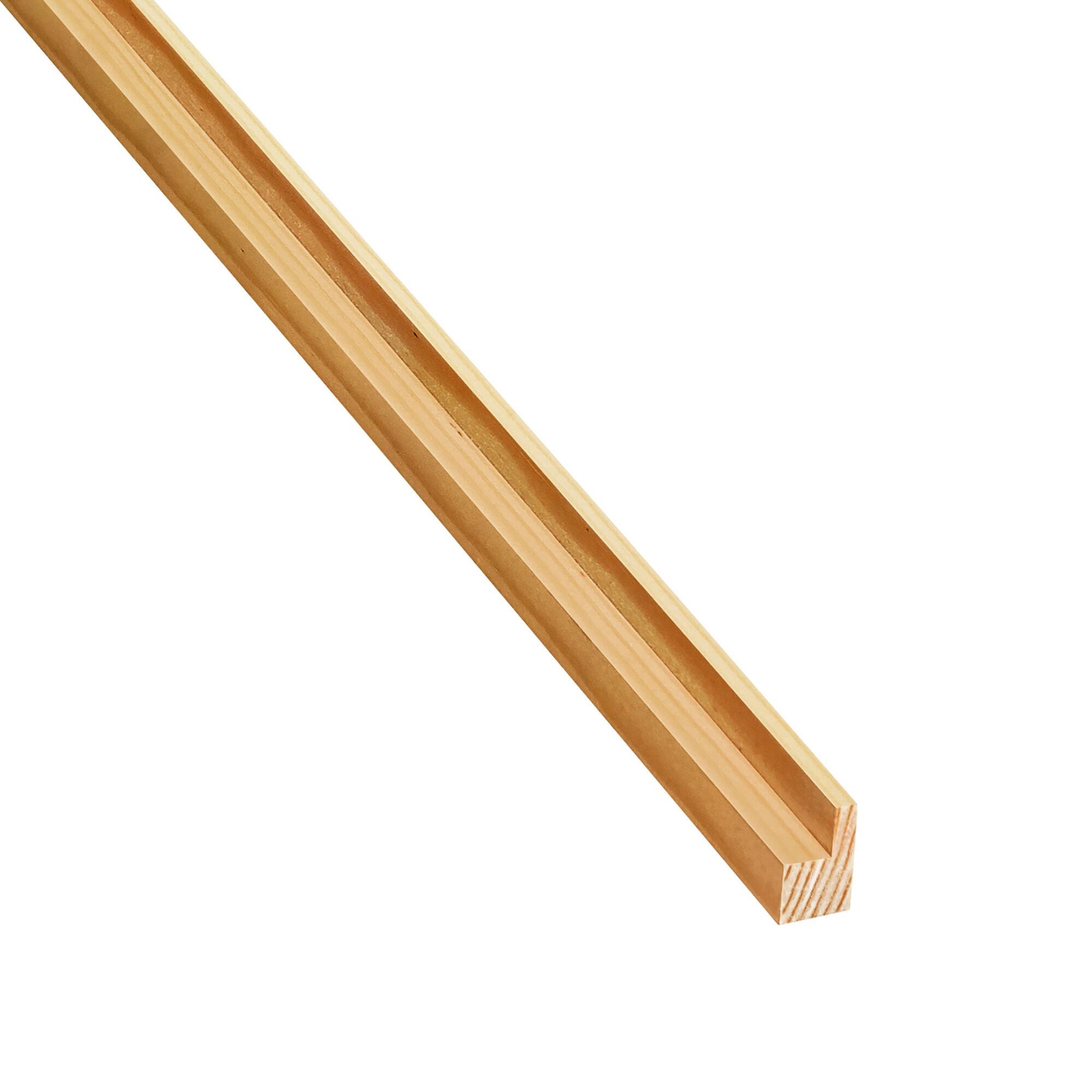 Sipca lemn pin, pentru rama tablou, 9 x 15 x 2100 mm | Leroy Merlin