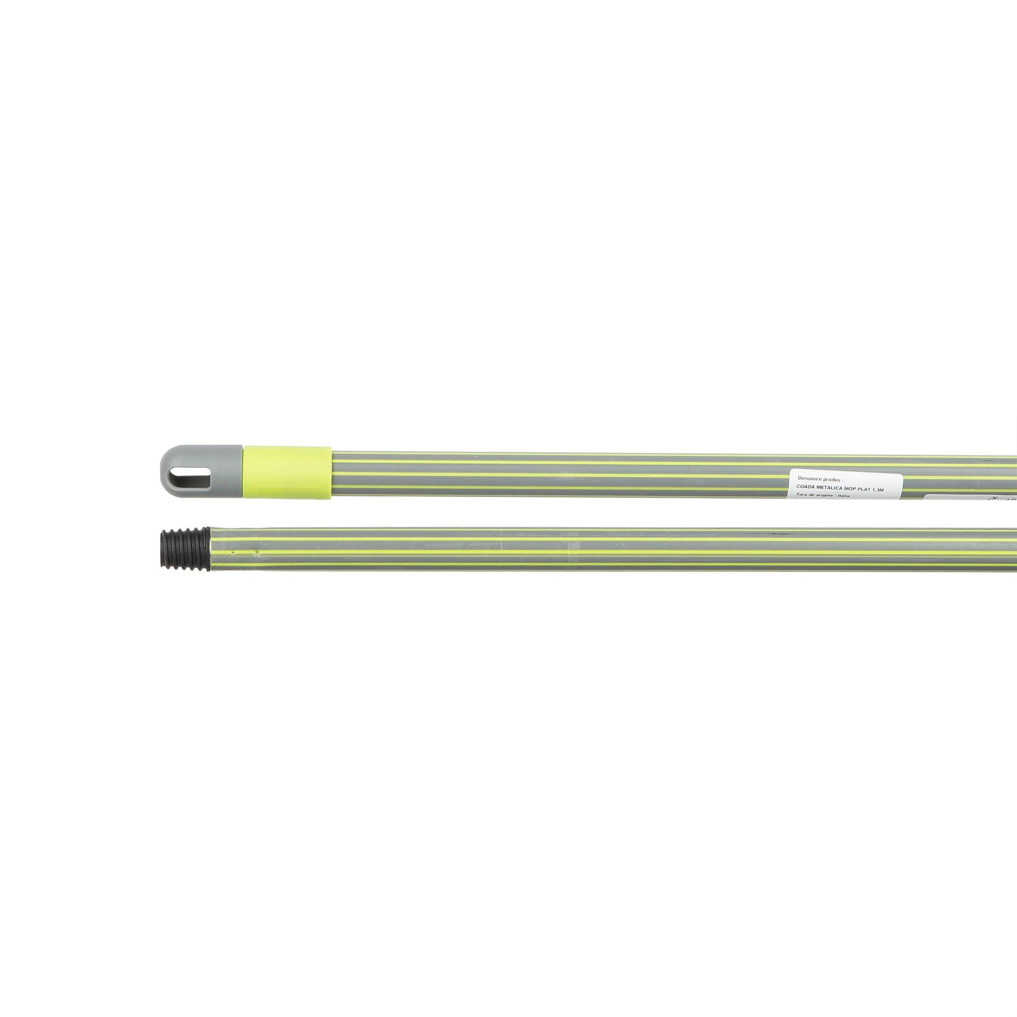 Coada metalica pentru menaj, L 1.3 m, pentru mop plat
