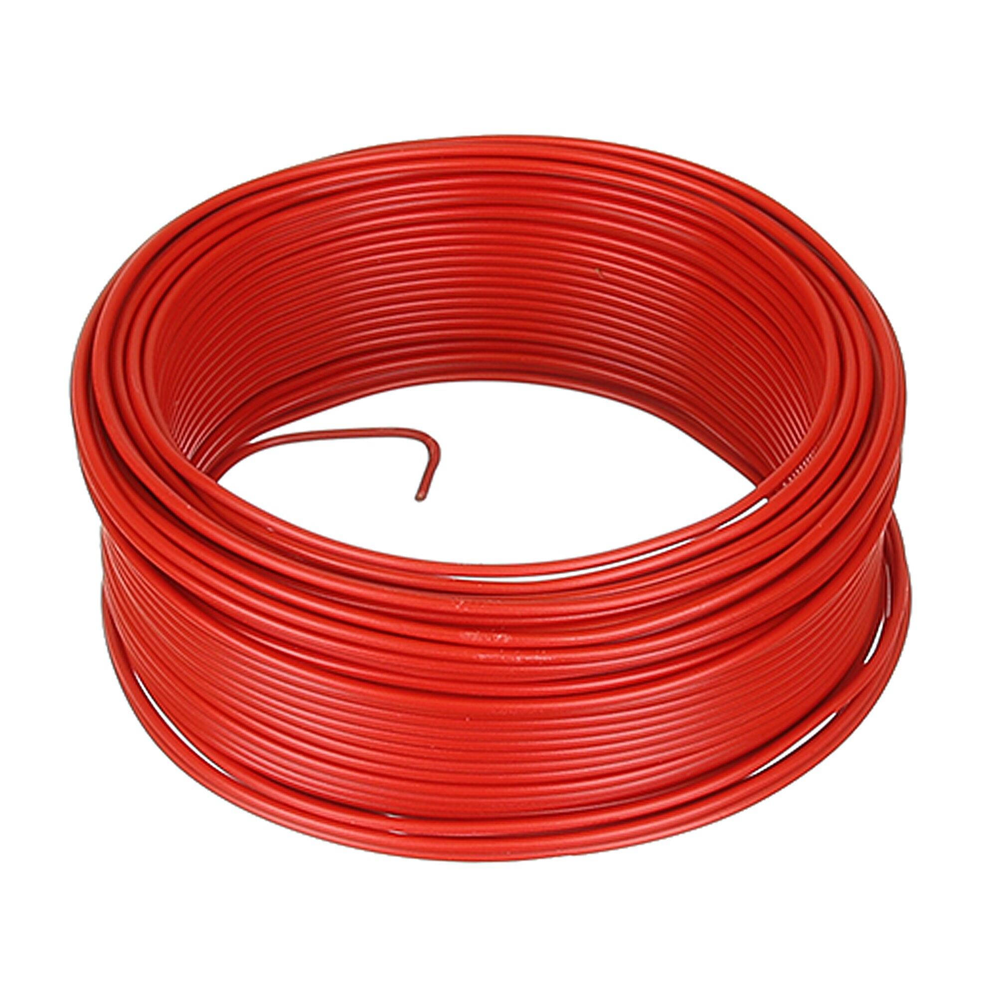 Cablu electric FY, H07V-U, 1.5 mm², 50 m, rosu