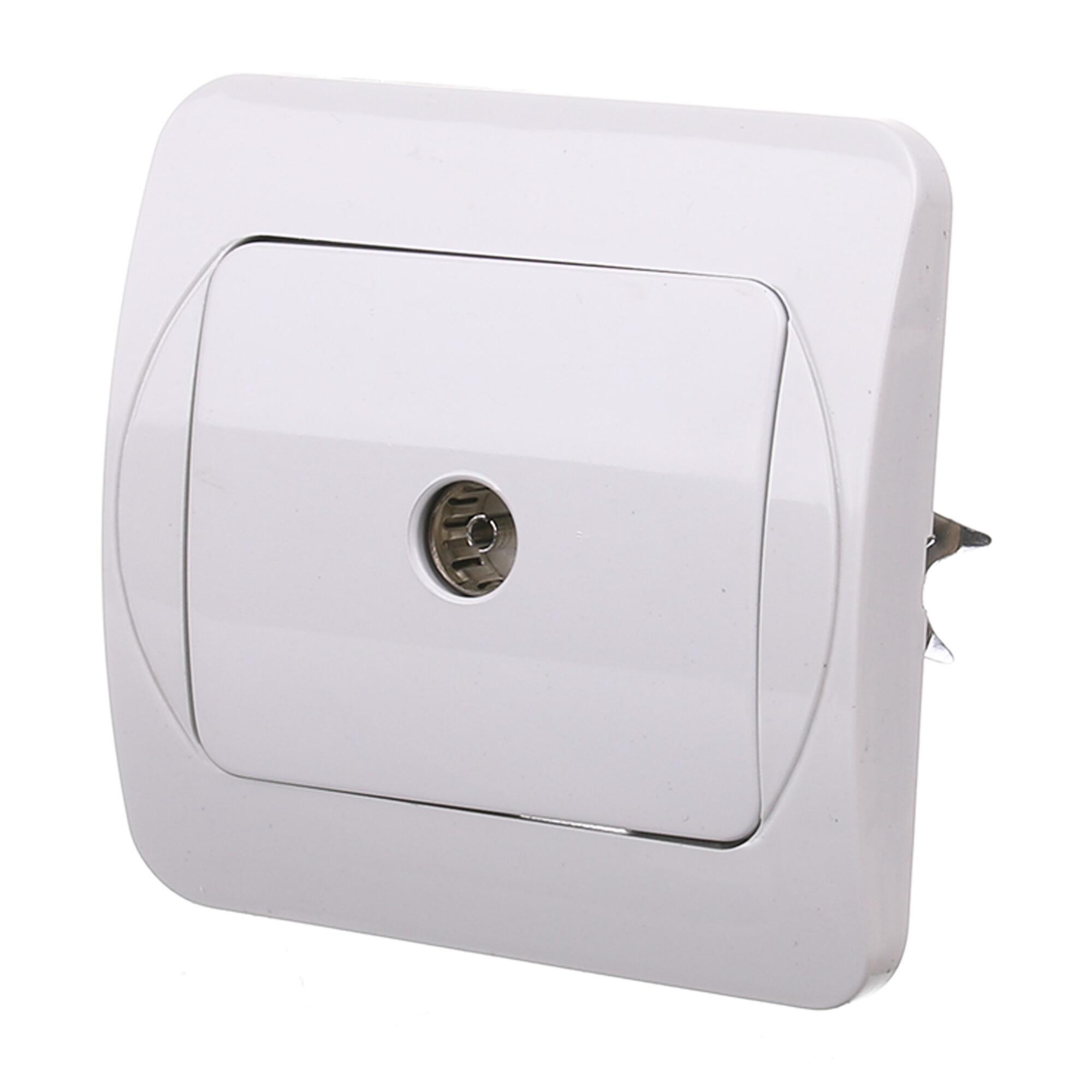 Priza TV (RJ) Quatric Praktic, clasica, IP20, alba
