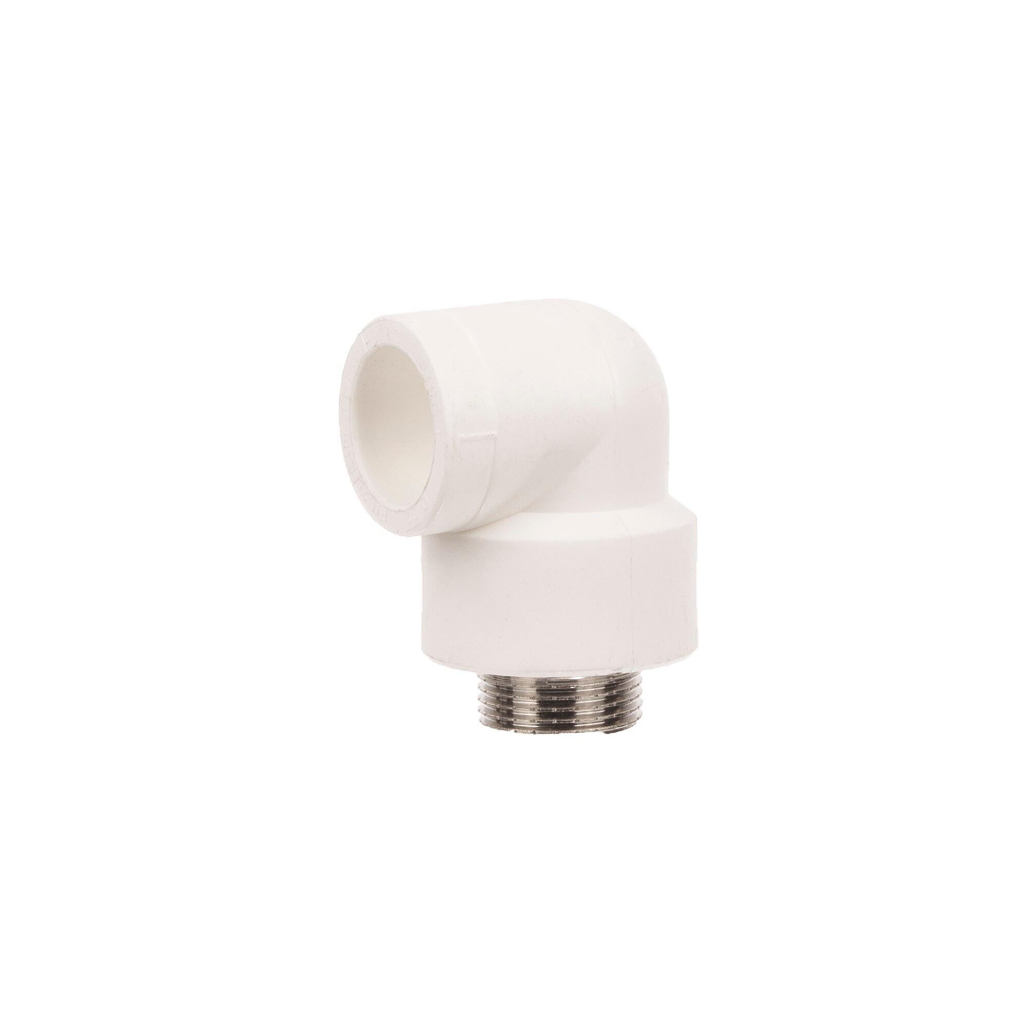 Cot teava PPR, 90 grade, filet exterior, Ø 25 mm x 1/2