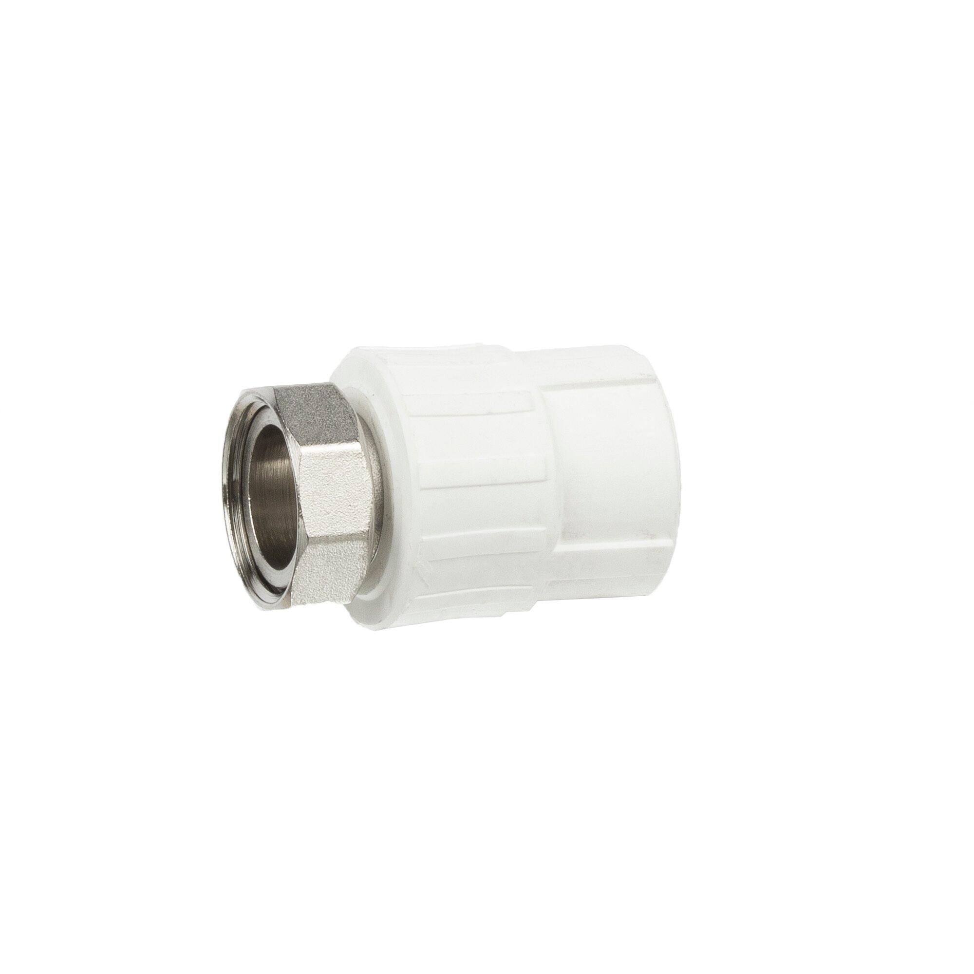 Racord semiolandez, pentru teava PPR, drept, filet interior, Ø 25 mm x 3/4