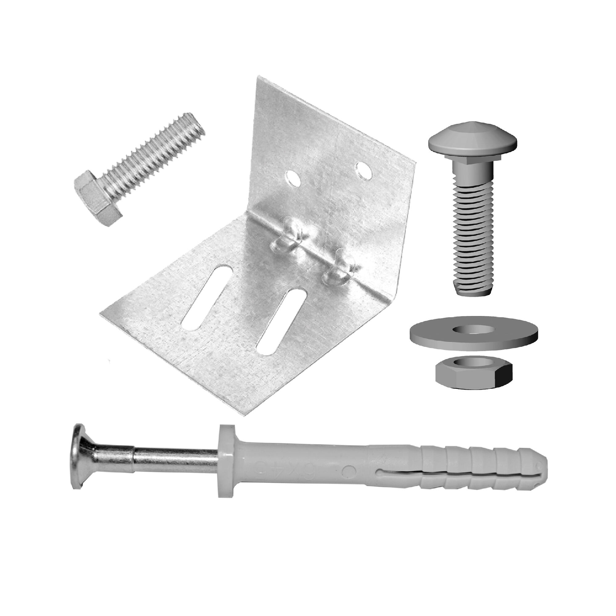 Set coltare fixare profile UA100 Rigips, otel, 100 x 85 mm | Leroy Merlin