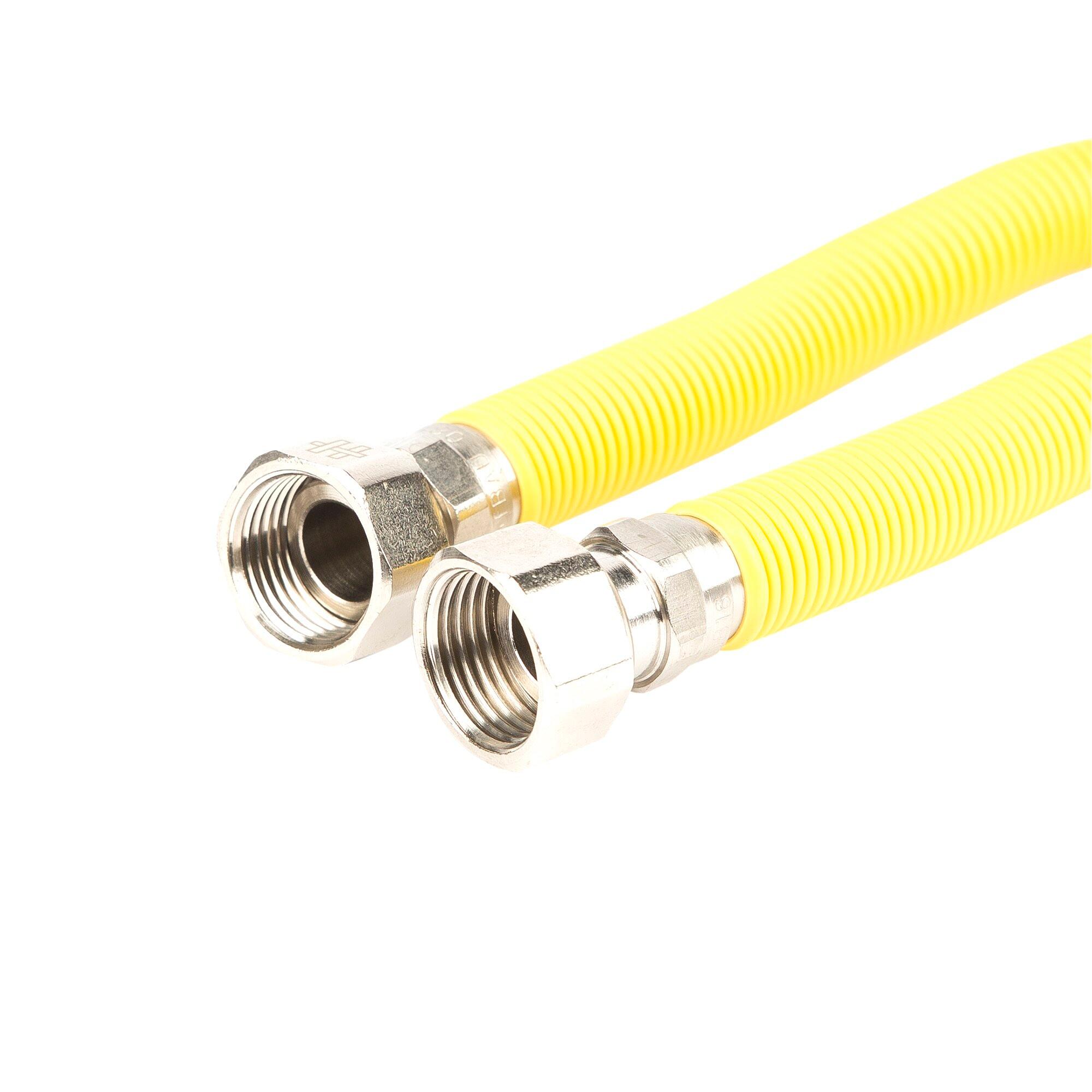 Racord extensibil pentru gaz cu protectie PVC, L 100 - 200 cm, 1/2