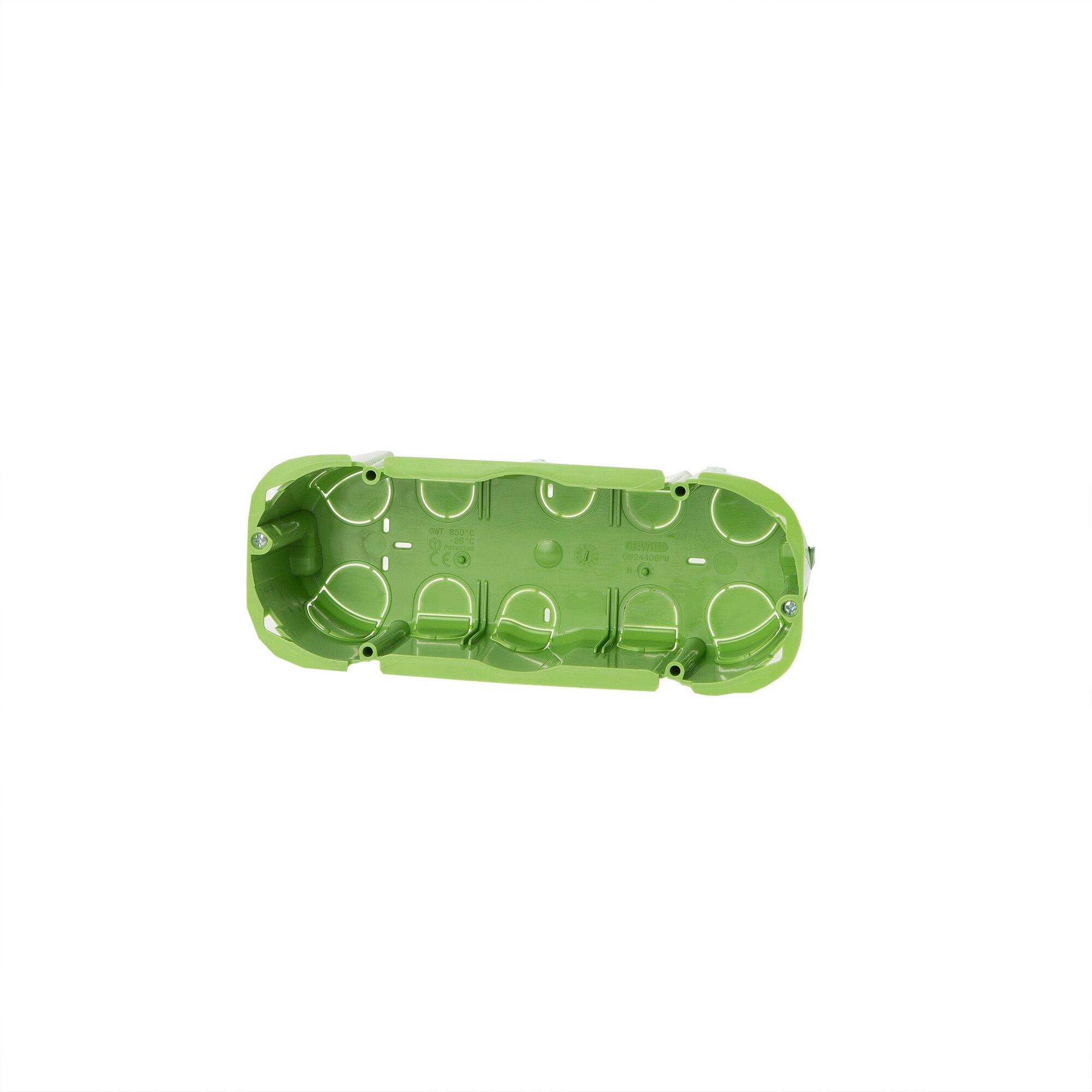 Doza rigips Gewiss, cu 6 module, 182 x 73 mm | Leroy Merlin