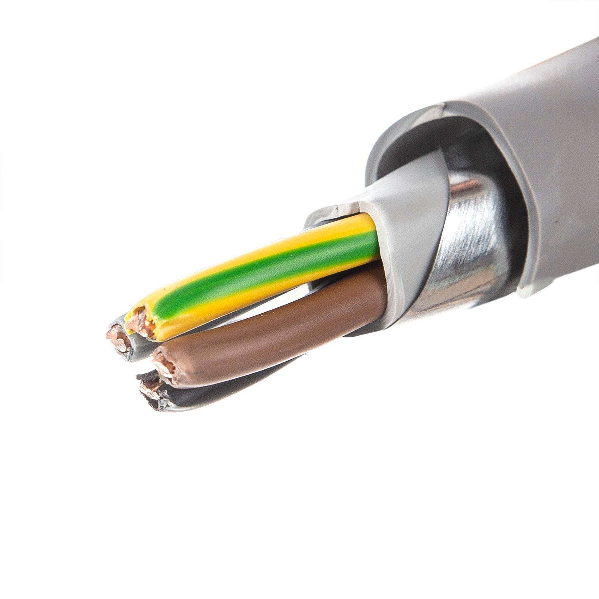 Cablu electric CYABY-F, 4 x 10 mm², 70 m, alb
