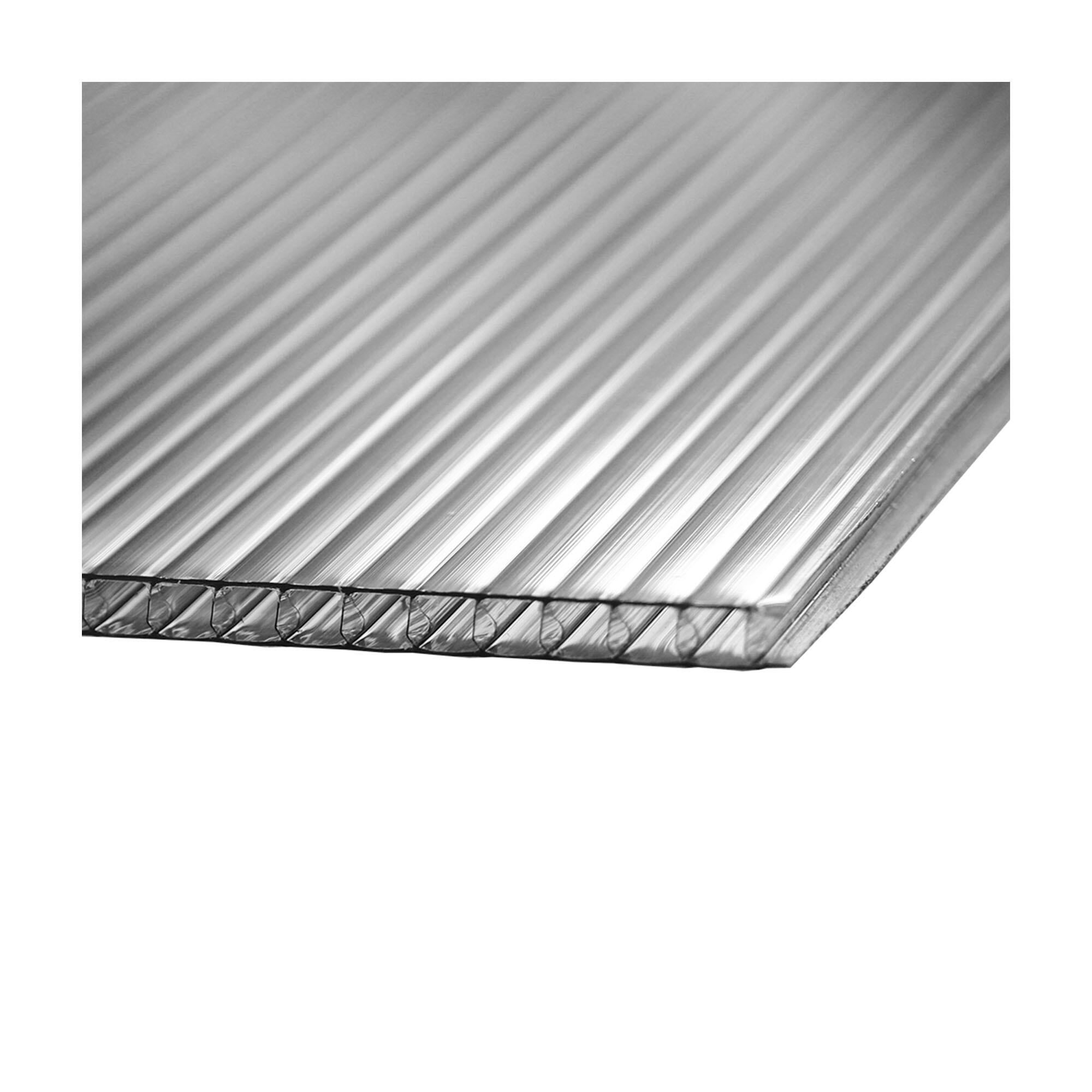 Policarbonat Bravo, 2000 x 1050 x 4 mm, transparent, lucios