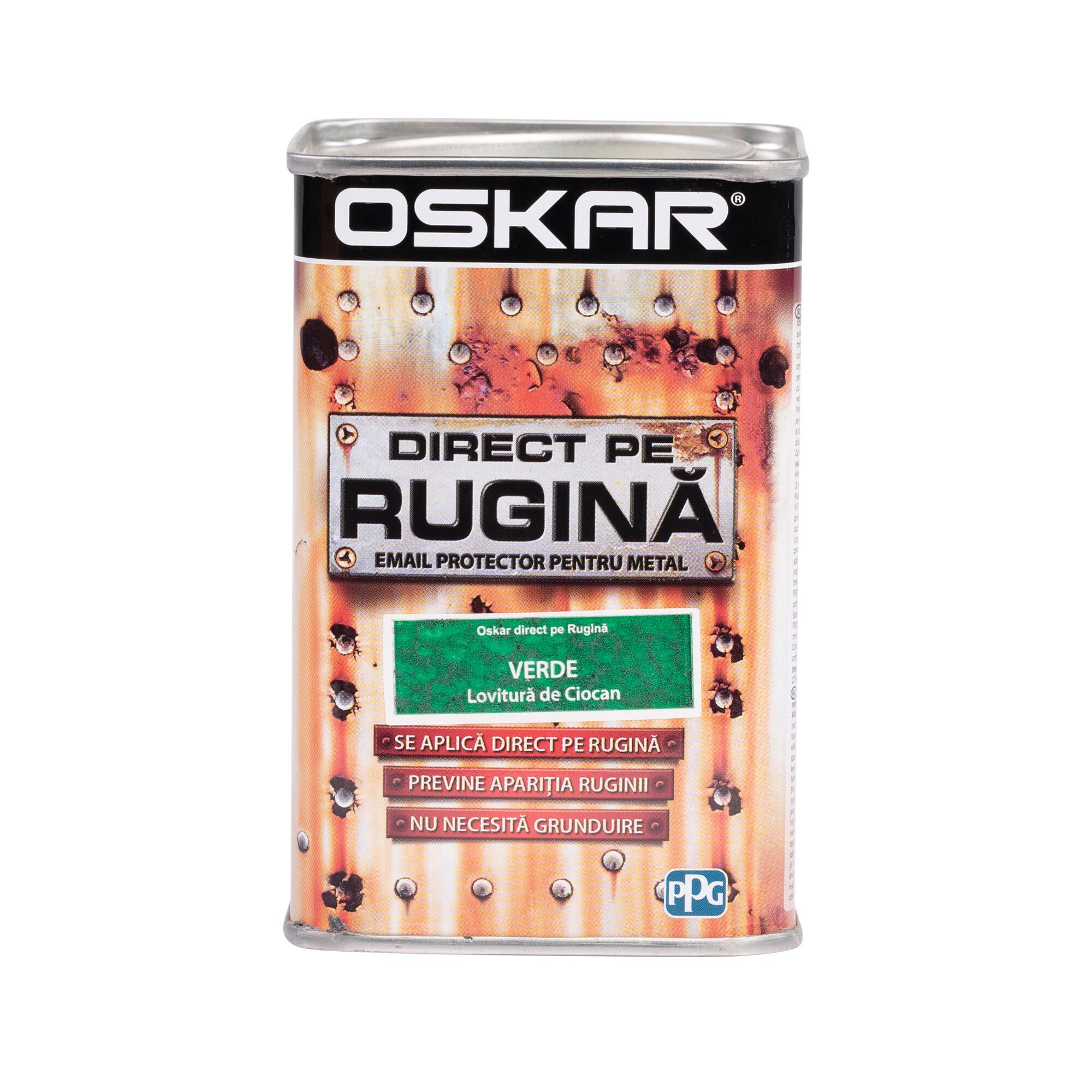 Email pe baza de solvent Oskar Direct pe Rugina, pentru , aspect lovitura de ciocan, 0.5 L
