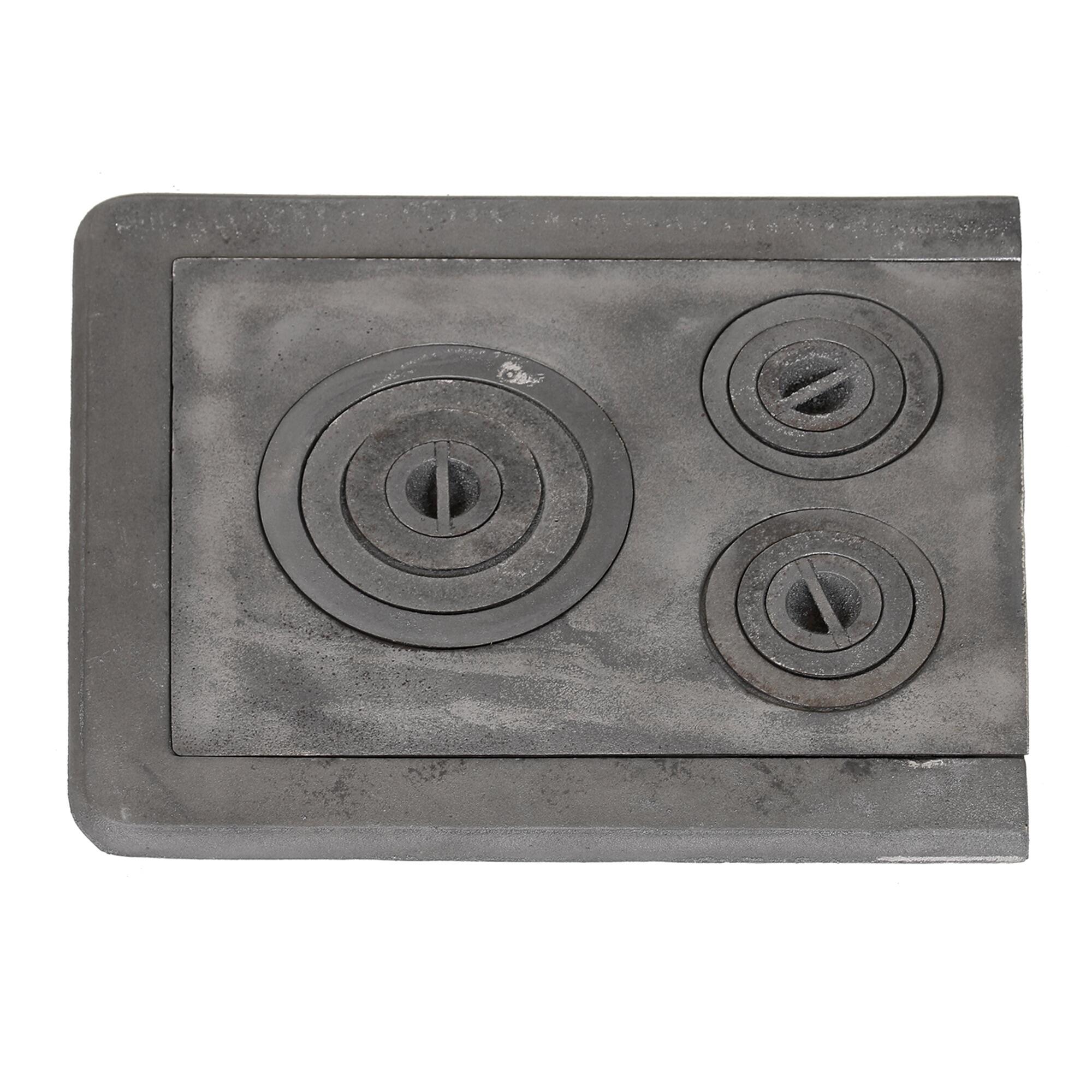 Ansamblu plita, simpla, fonta, 695 x 605 mm