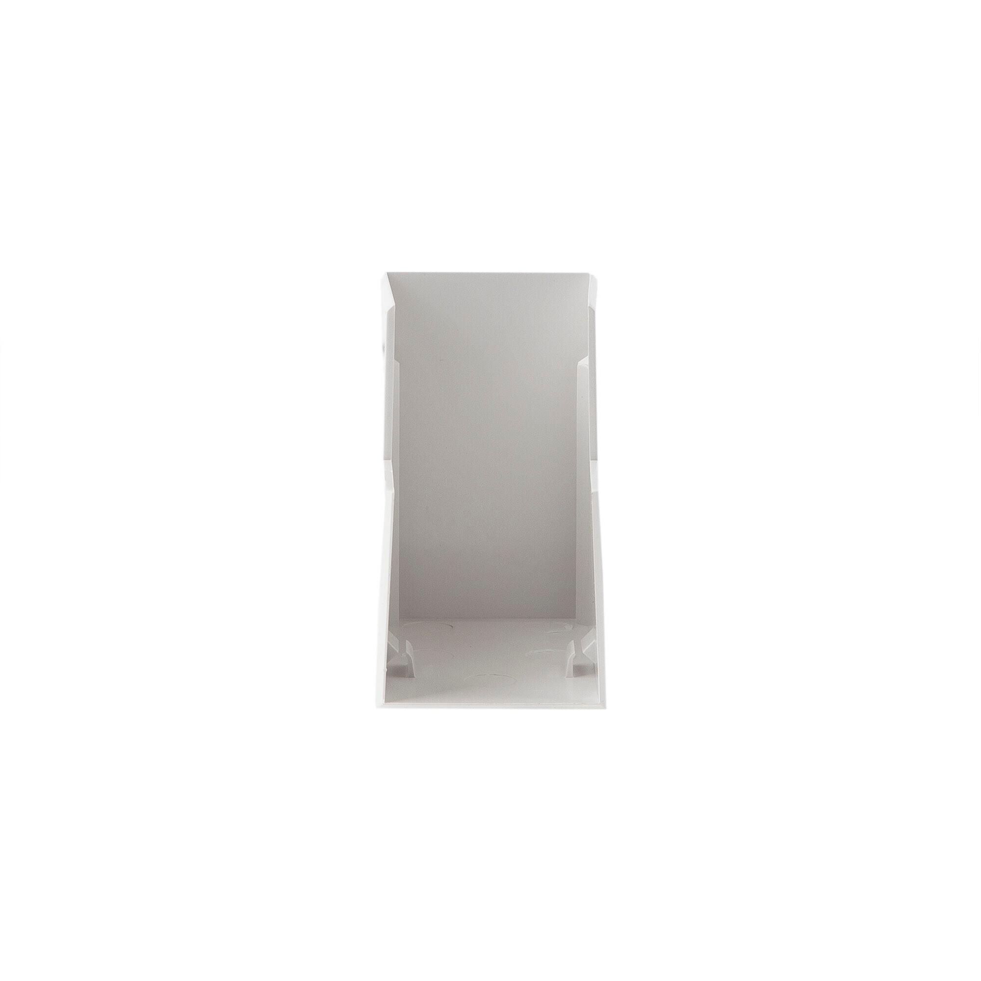 Cot exterior Dietzel, pentru canal cablu, 40 x 60 mm, alb (set 2 buc)