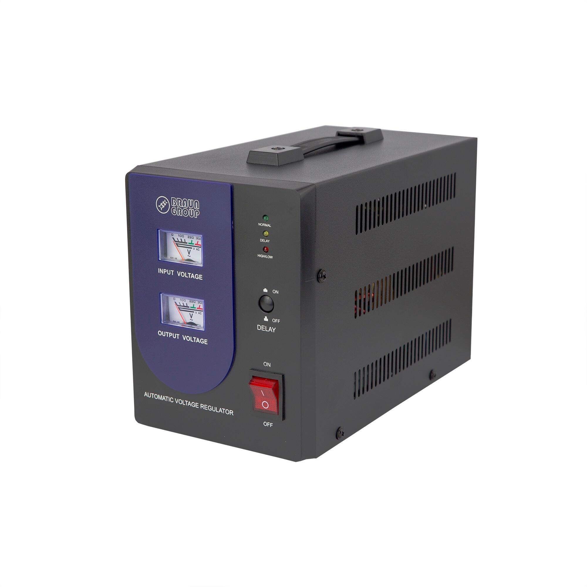 Stabilizator cu releu Braun Group, AVR 1000 VA, 600 W