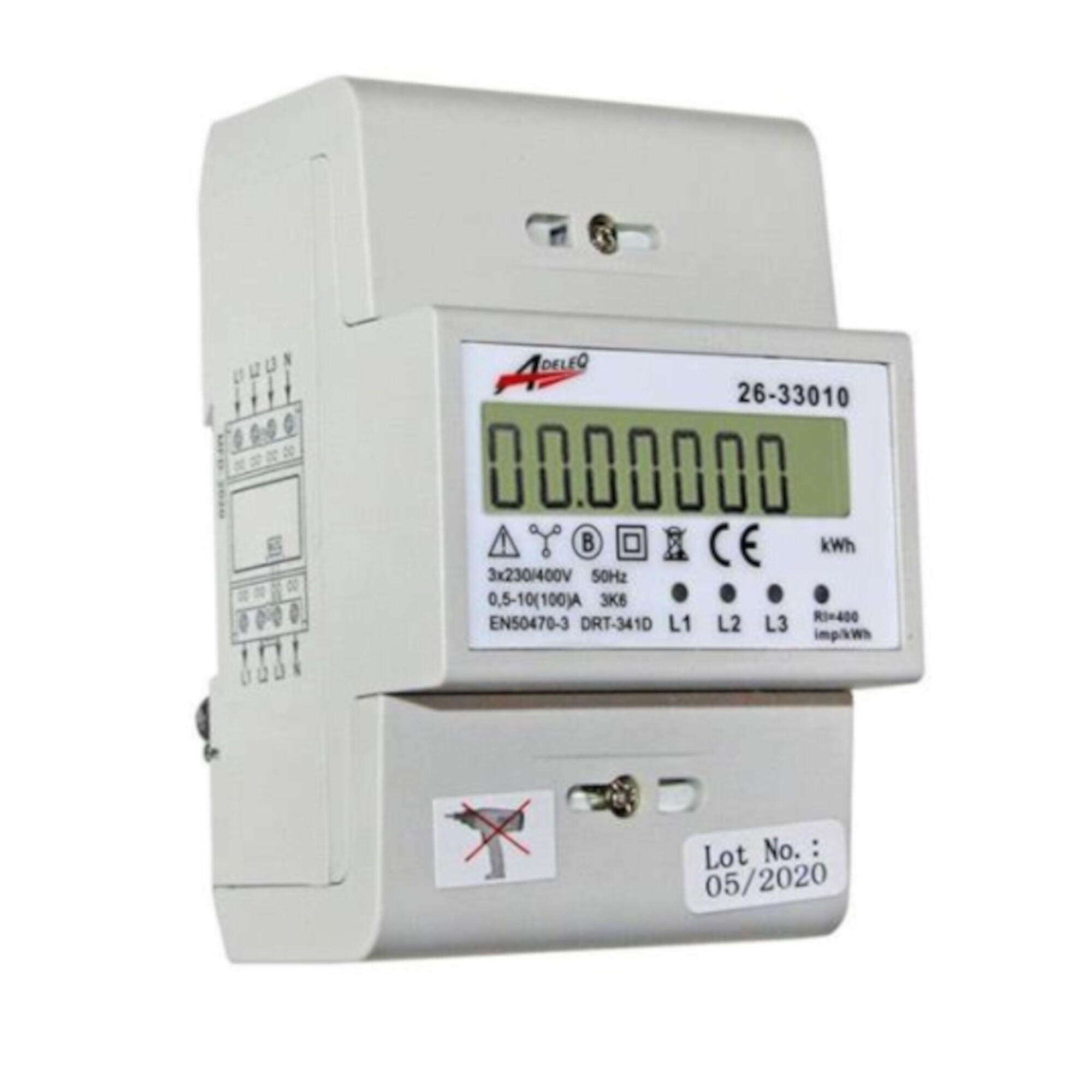 Contor trifazic digital Dablerom, 3 x 100A, 6 m
