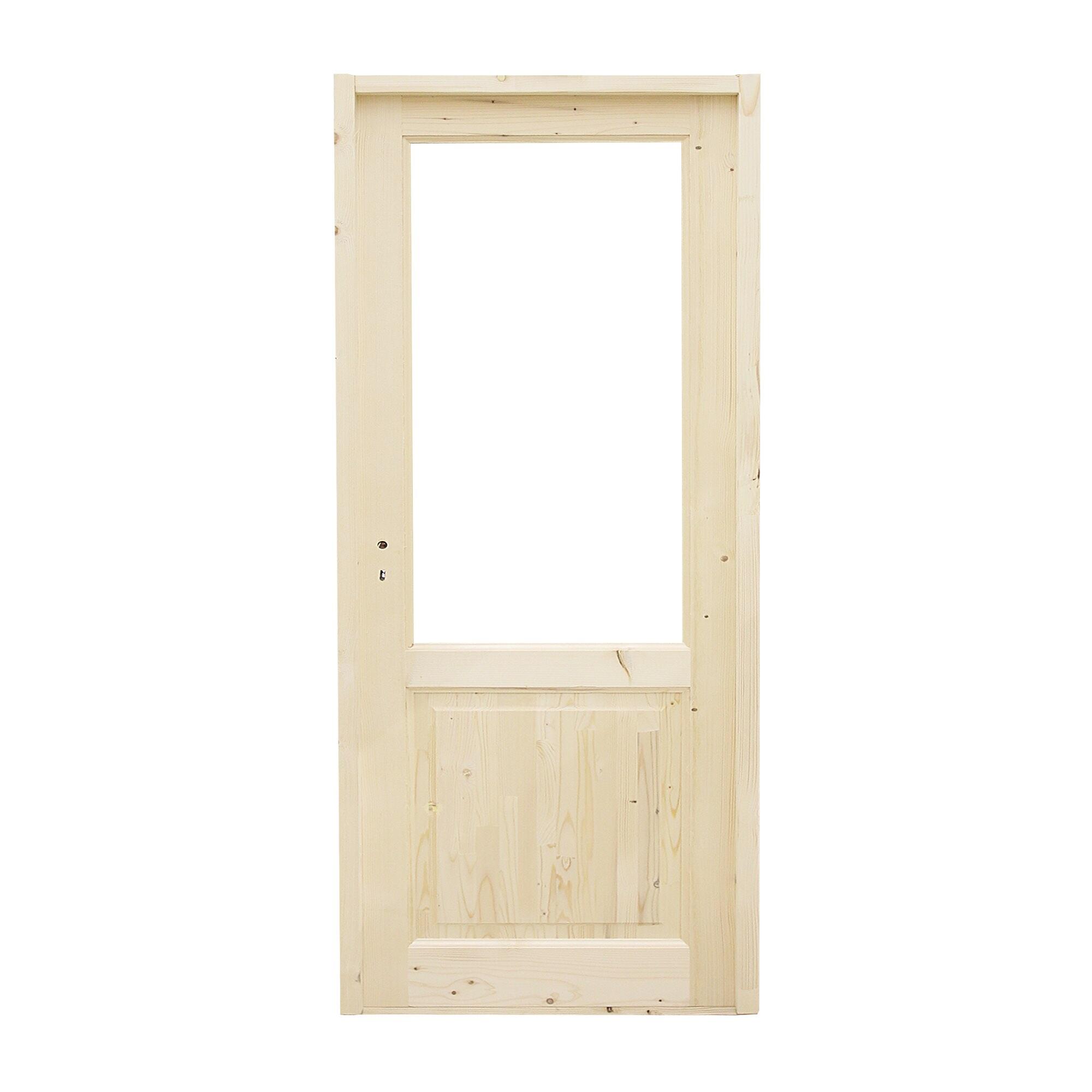 Usa interior molid, cu toc, Alexandra, cu gol pentru geam, latime 88 cm, dreapta/stanga