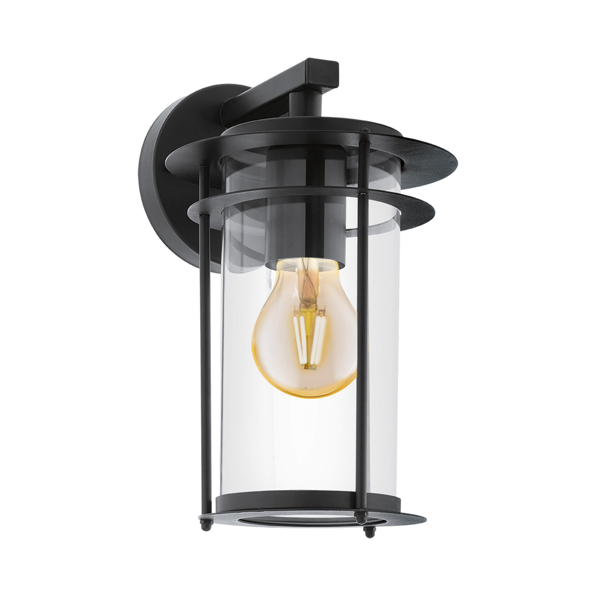 Applique moderno da esterno Valdeo nero resistente all'acqua IP44 E27 EGLO - 5