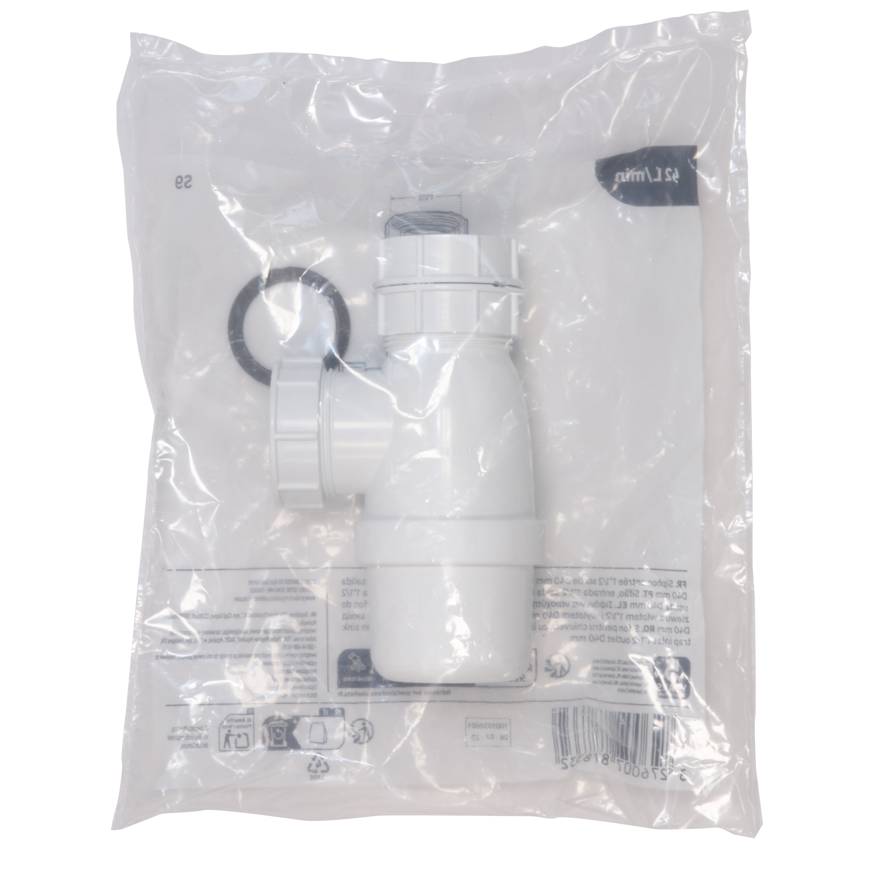 Sifao garrafa plastico extensivel 1/2 d40 - 6