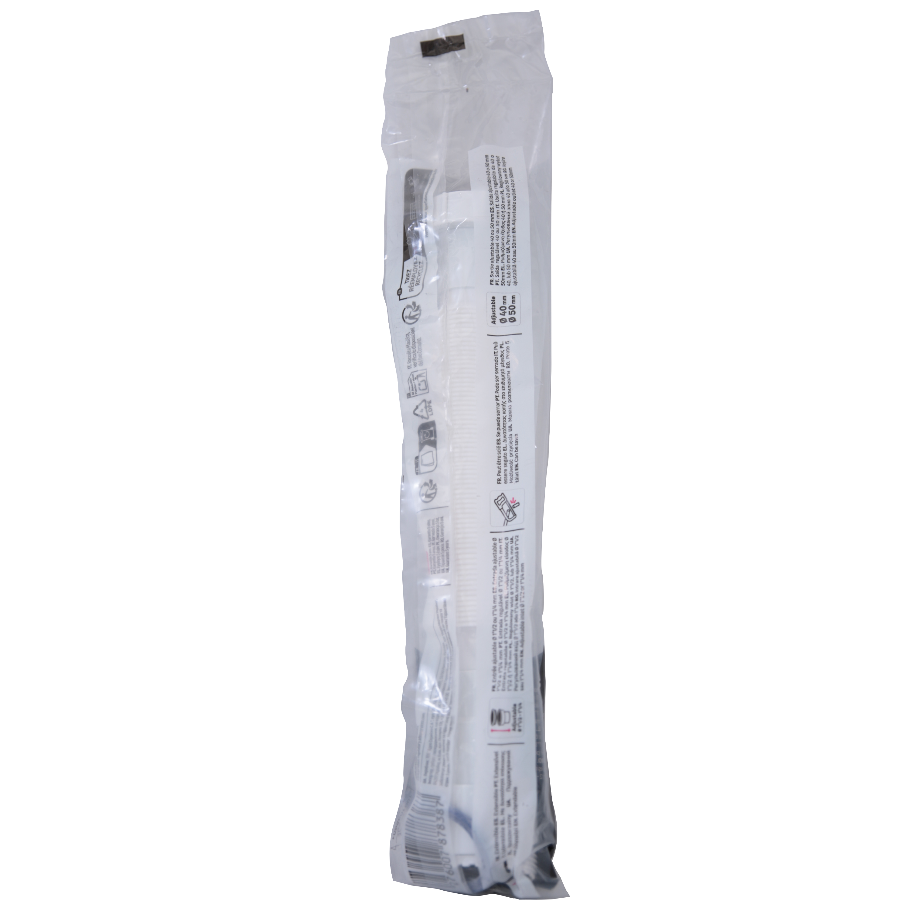 Tubo extensivel EQUATION 1.1/4+1/2 40-50mm branco - 6