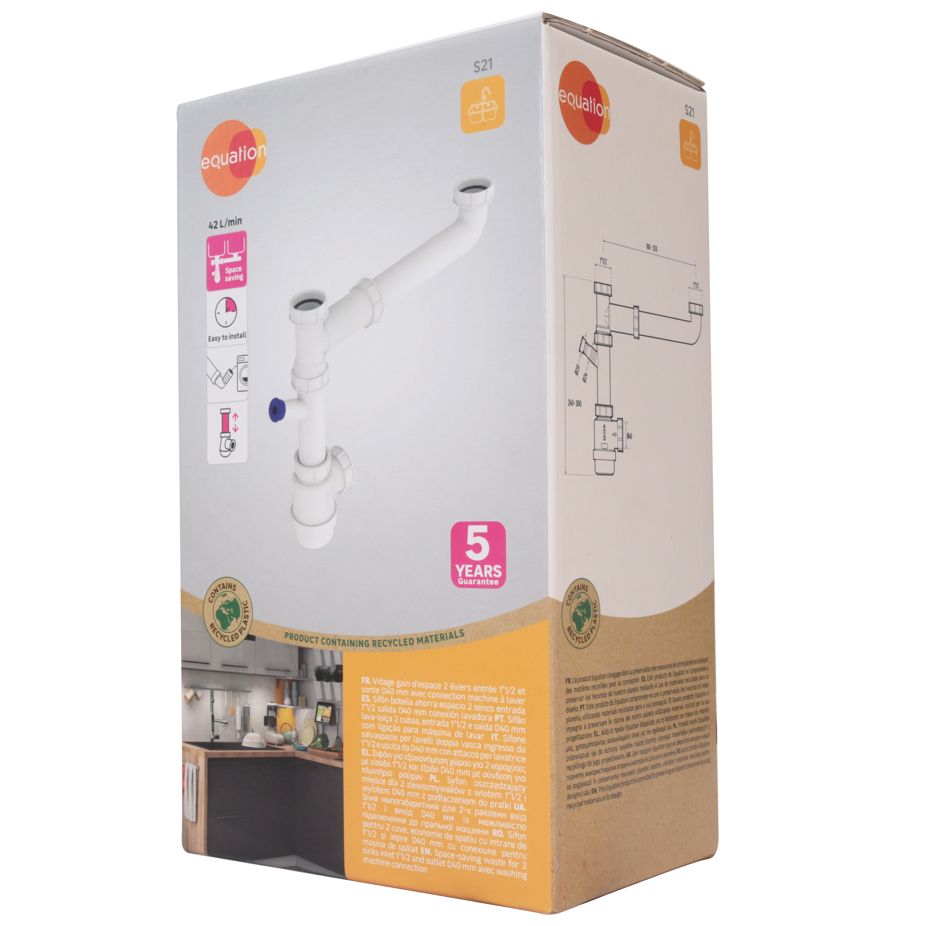 Sifao EQUATION 2 valv 1/2 extensivel  32/40 - 6