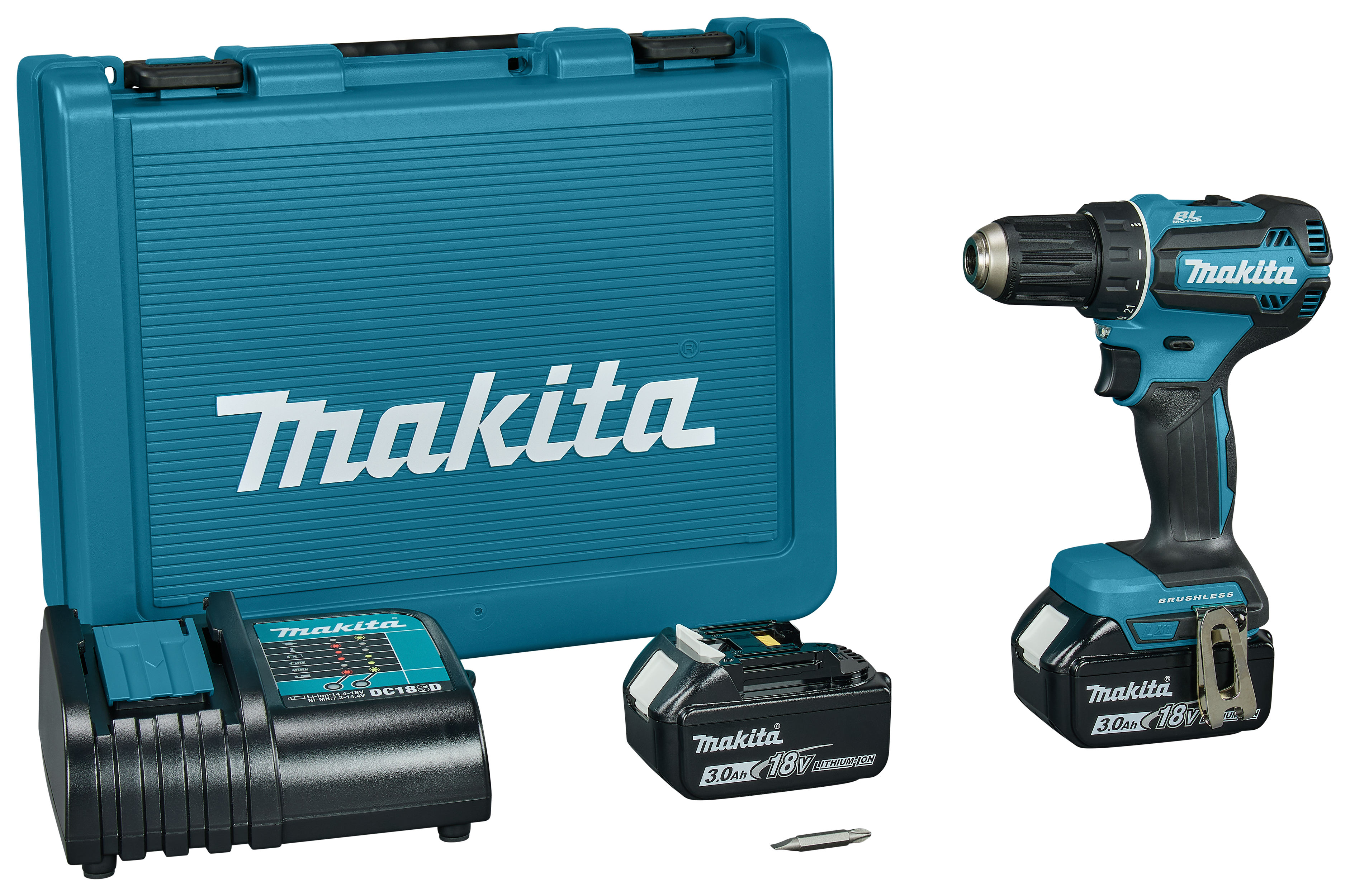 Wiertarko-wkrętarka akumulatorowa DDF485SFE 8V 50Nm 2x3Ah Makita