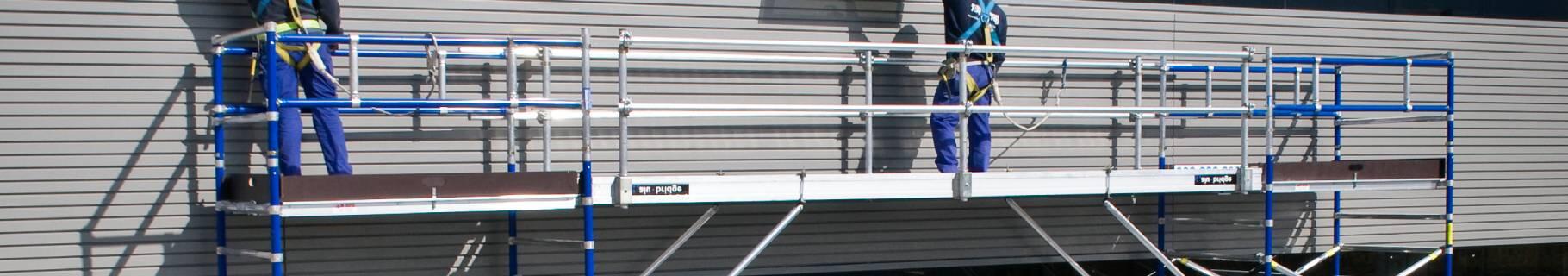 Ruedas y seguridad andmio de aluminio Termiser