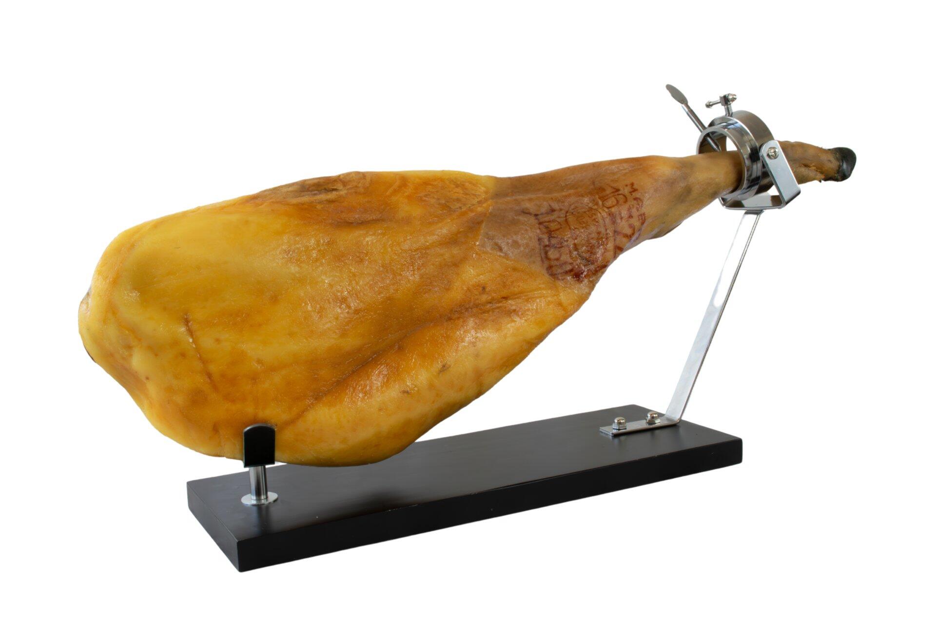 BELLO Etna - Soporte Jamonero Giratorio Altura Regulable. DM Lacado Y Acero Inoxidable Rojo 87735834