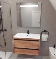 MUEBLE DE BAÑO EMOTION ROBLE 60X45CM - 1