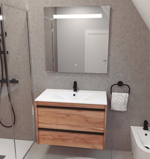 MUEBLE DE BAÑO EMOTION ROBLE 60X45CM