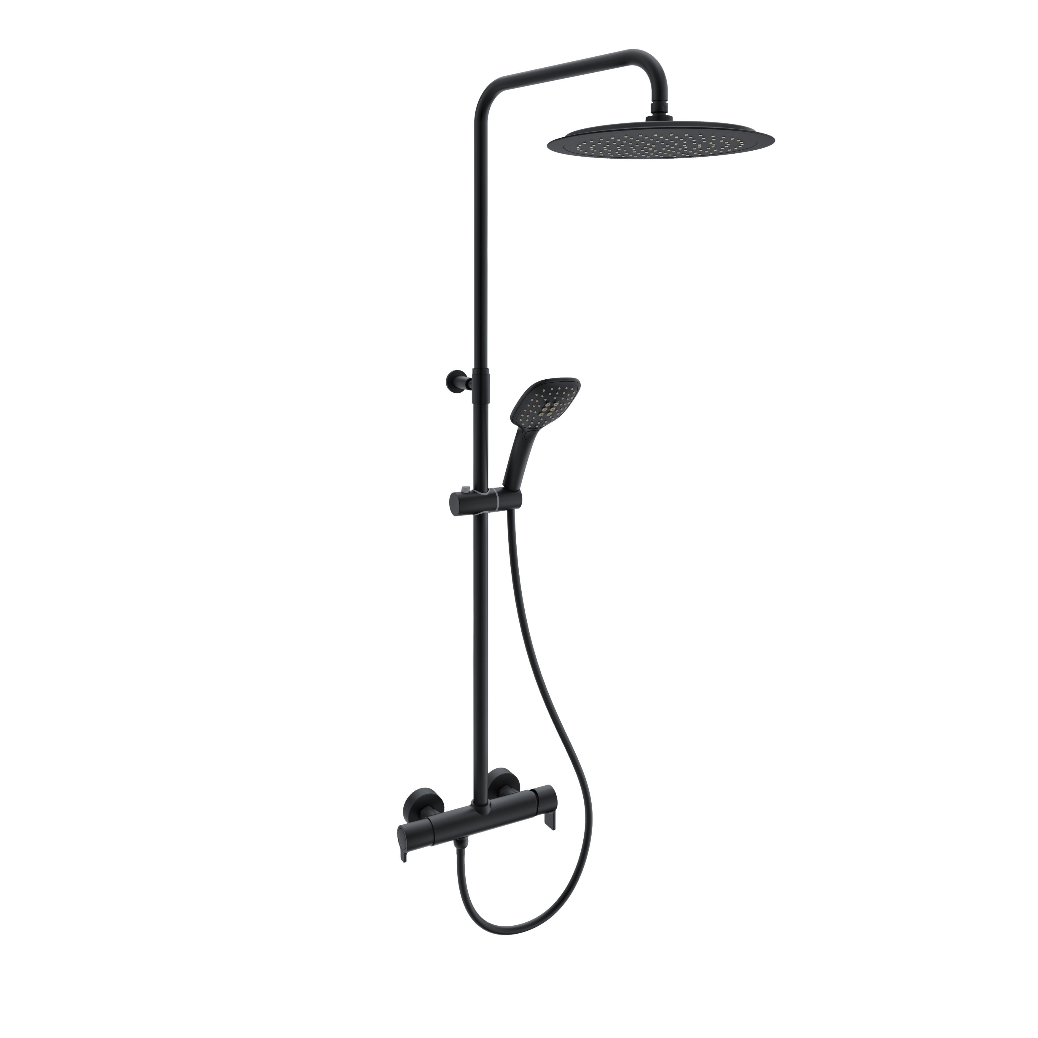 Columna de ducha monomando INDUSTRIAS RAMON SOLER Stockholm negro - 3
