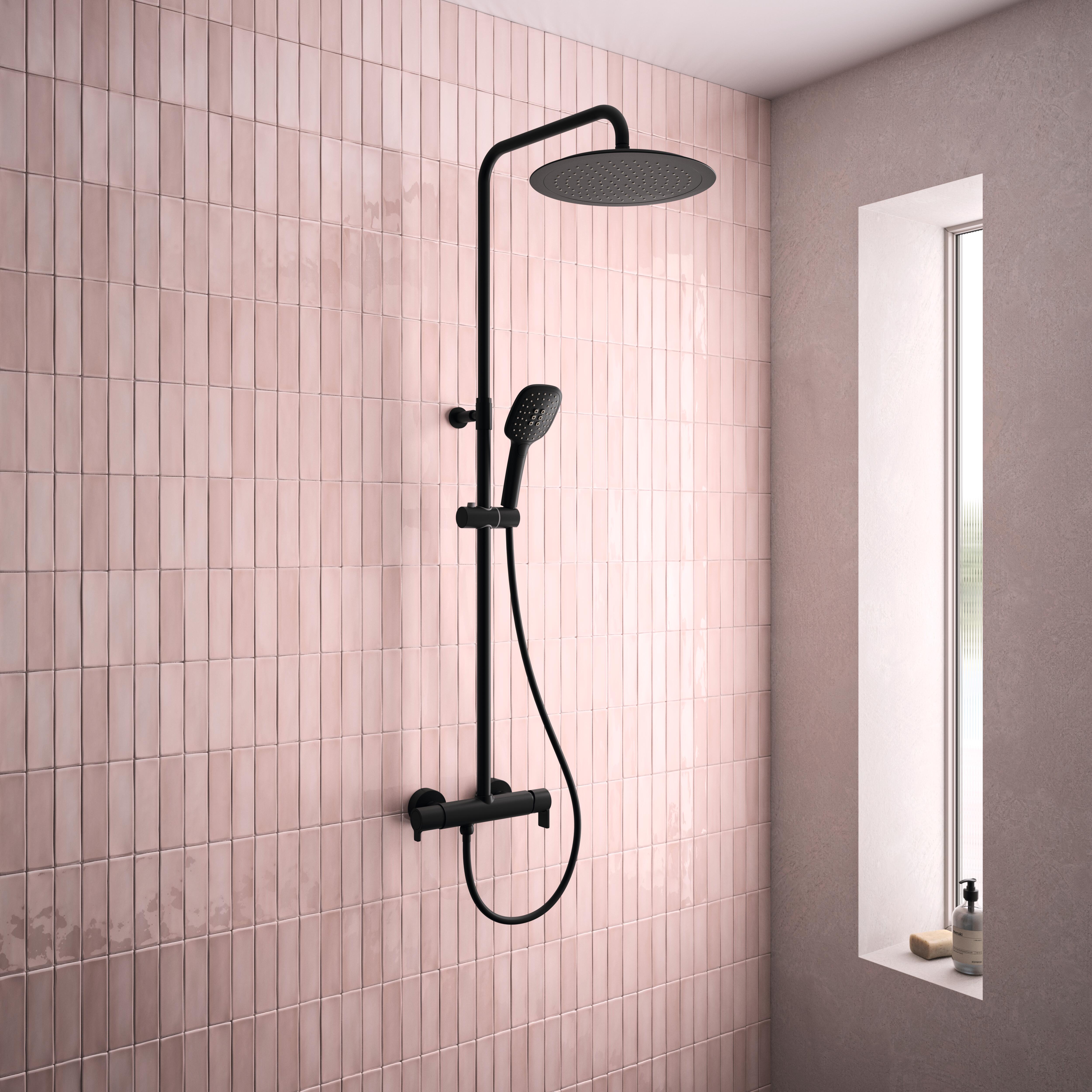 Columna de ducha monomando INDUSTRIAS RAMON SOLER Stockholm negro - 2