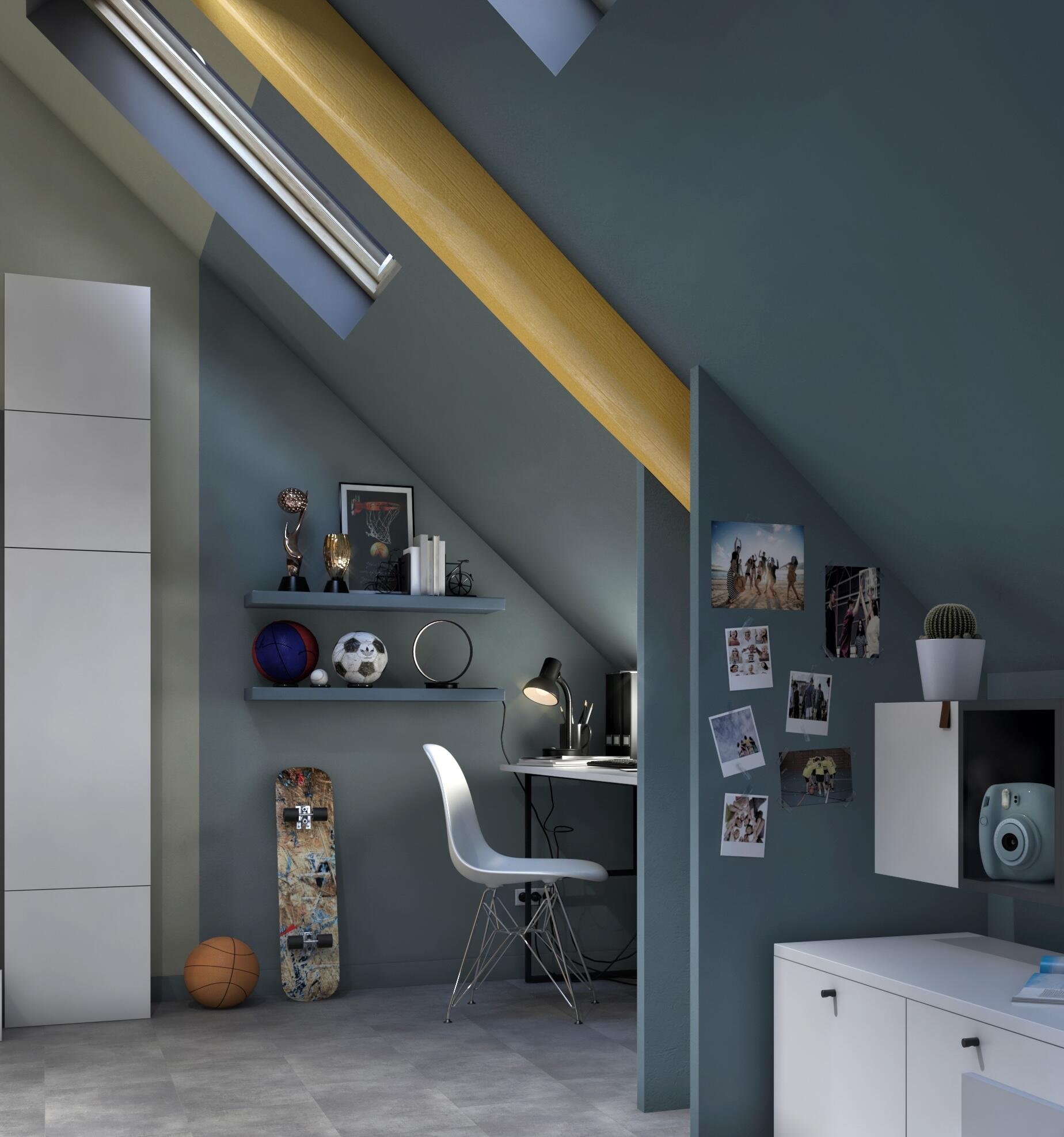 Candeeiro de mesa INSPIRE BURO E27 D35CM 1 LUZ  PRETO - 5