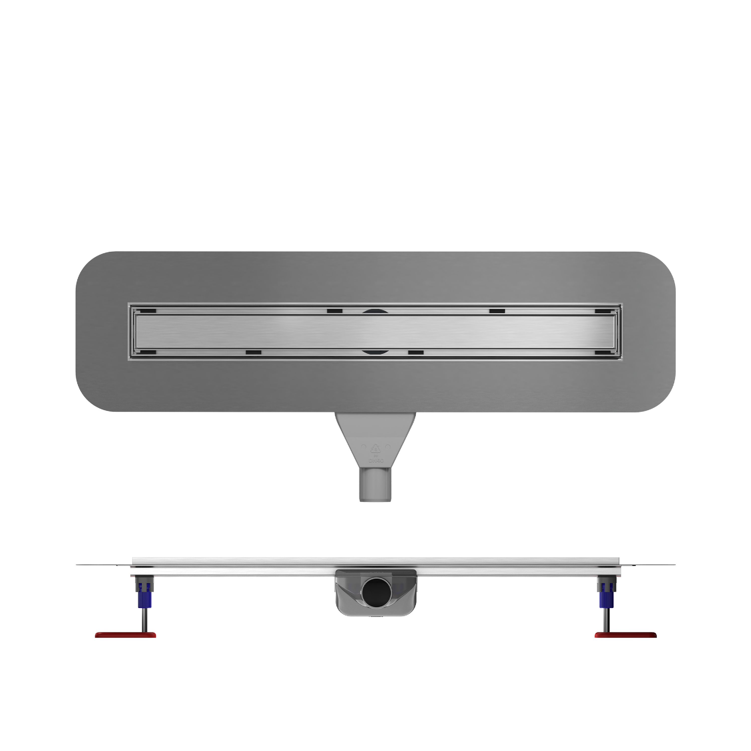Calha duche Italiano EQUATION inox retangular 600 mm - 2