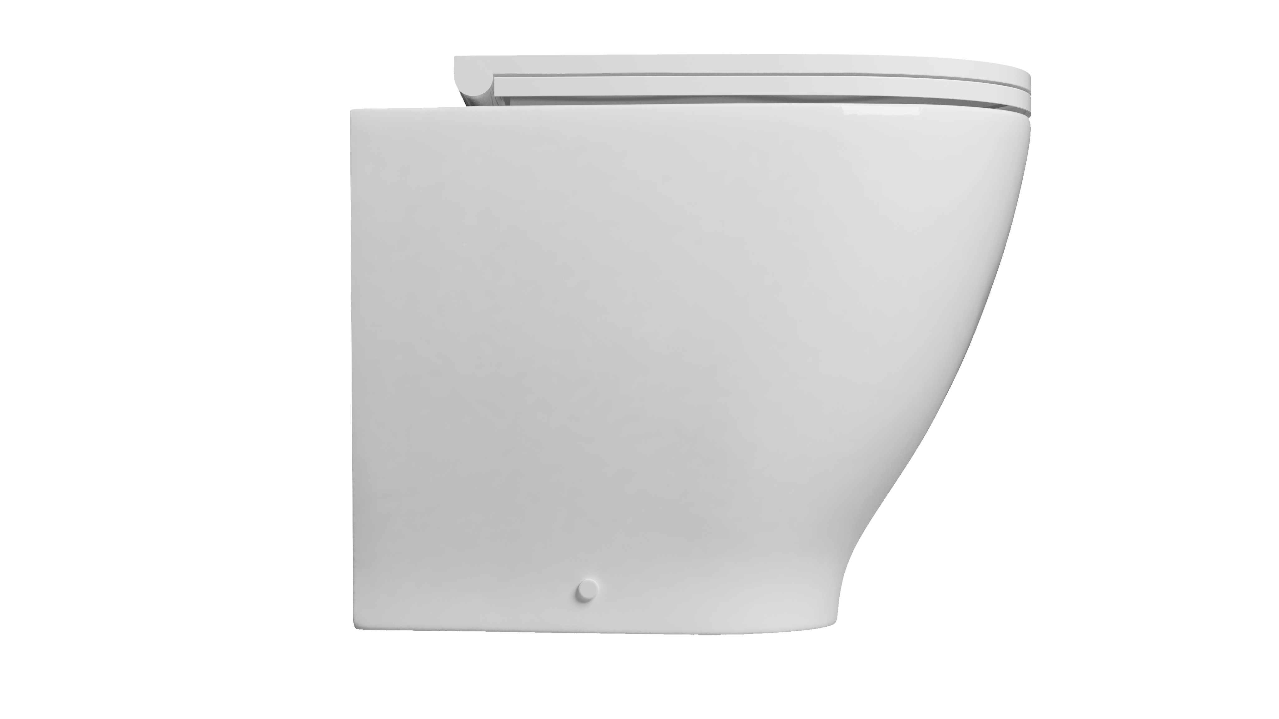 Vaso WC filomuro e parete KERASAN aquatech, sedile escluso P 55.5 x L 35.5 x H 42 cm bianco lucido - 9