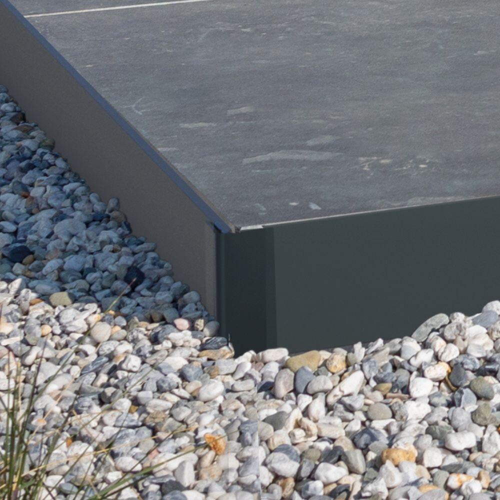 Jonction angle sortant 100 mm Anthracite - JOUPLAST - 2