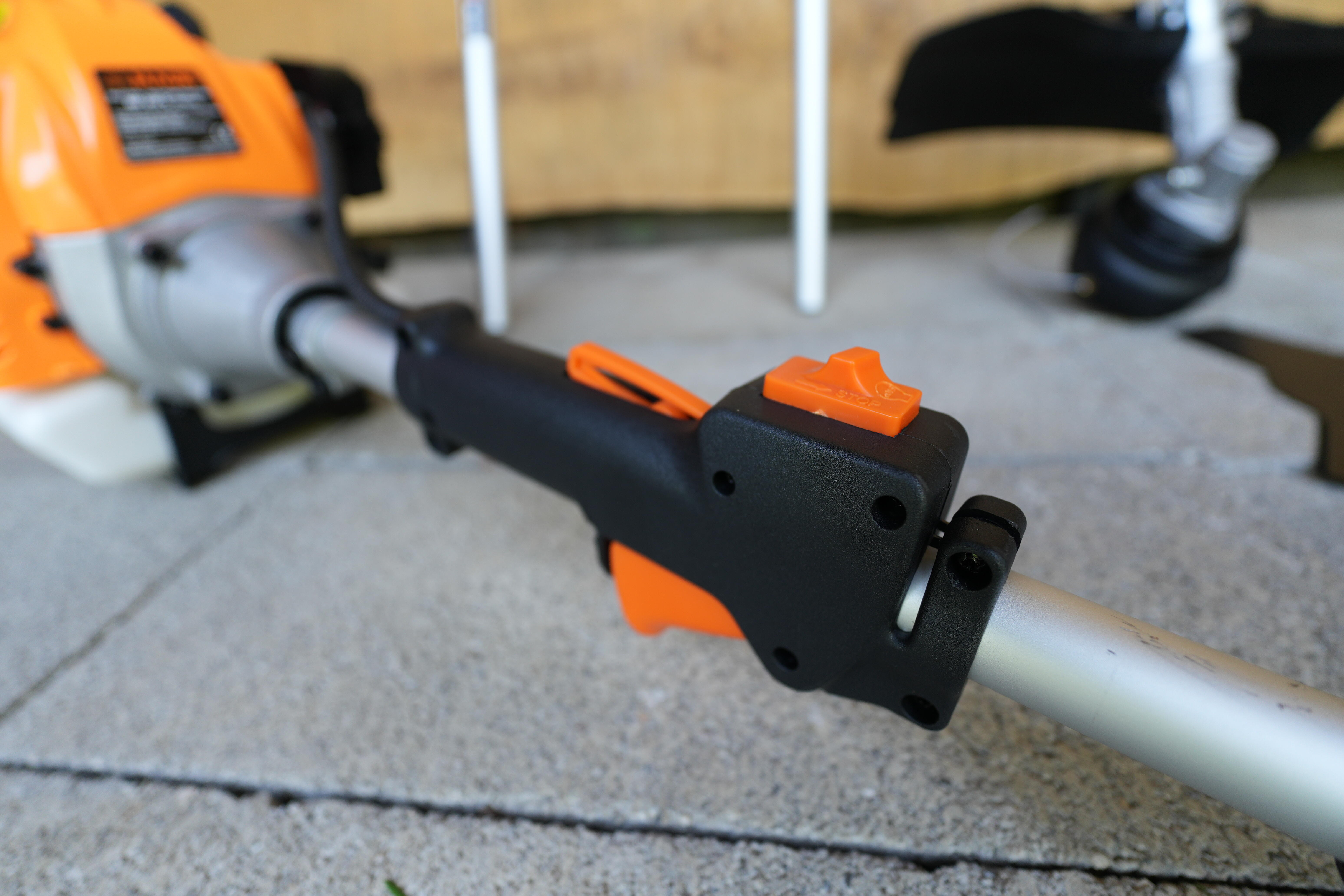 Decespugliatore a scoppio 2 tempi 33 cm³ Multitool maori impugnatura a d con testa in nylon 2 fili - 7