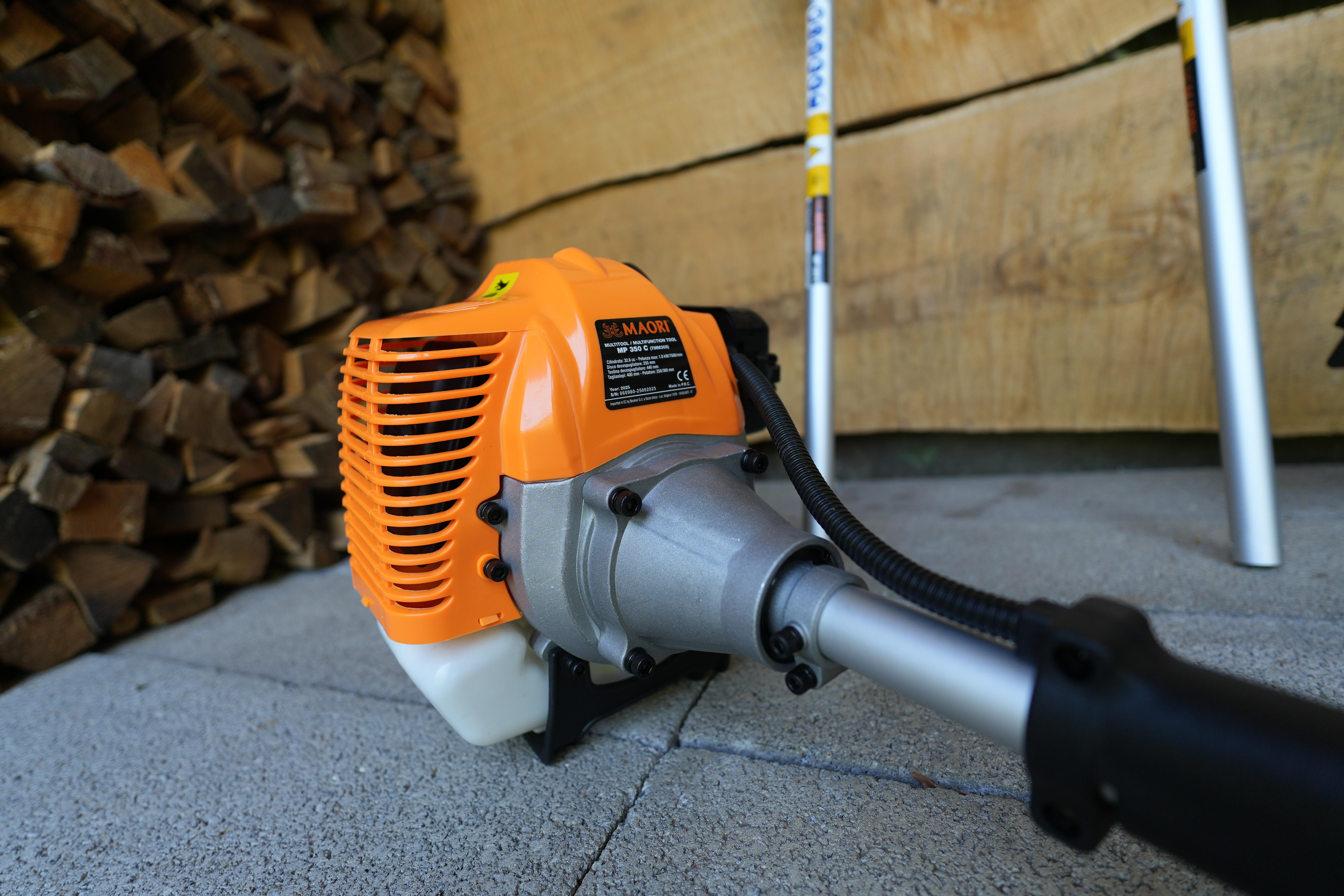 Decespugliatore a scoppio 2 tempi 33 cm³ Multitool maori impugnatura a d con testa in nylon 2 fili - 6