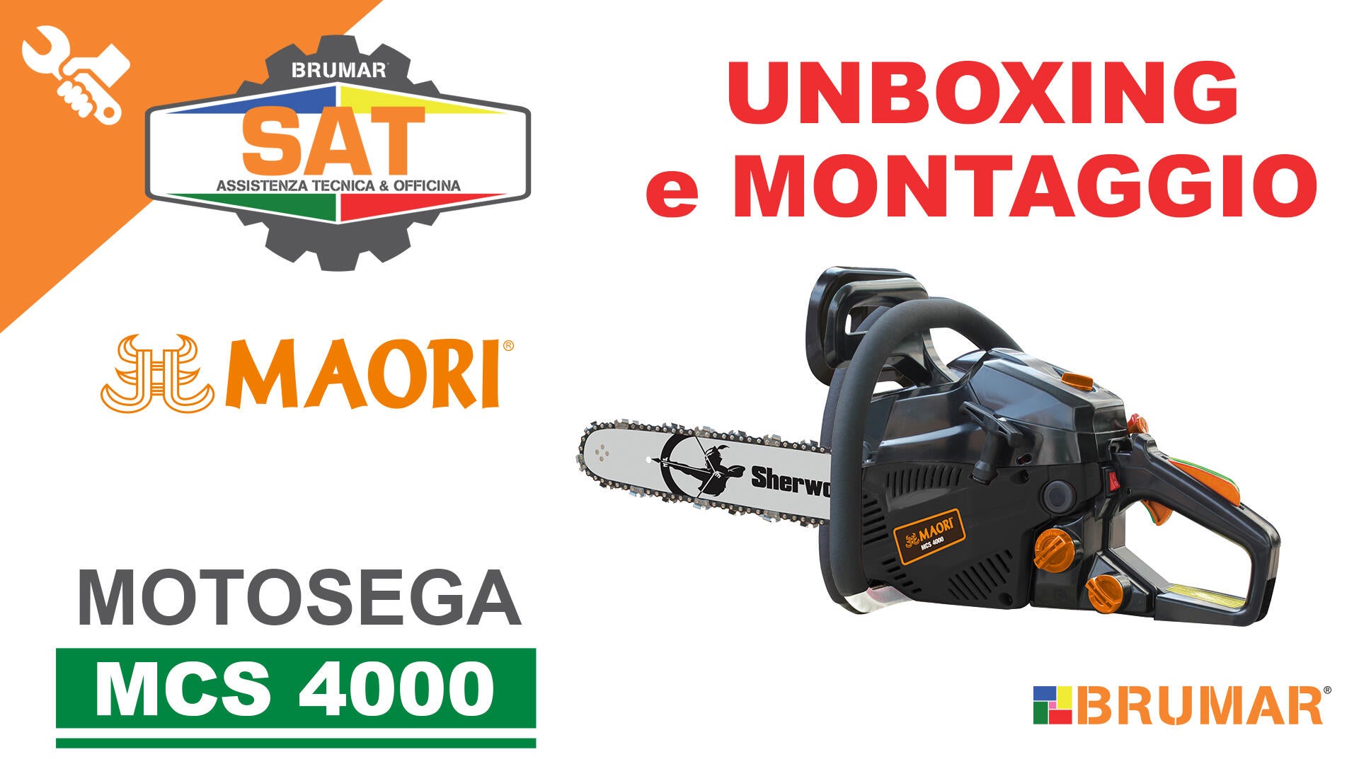 Motosega a scoppio MAORI MCS 4000, 40 cc barra da 40 cm - 13