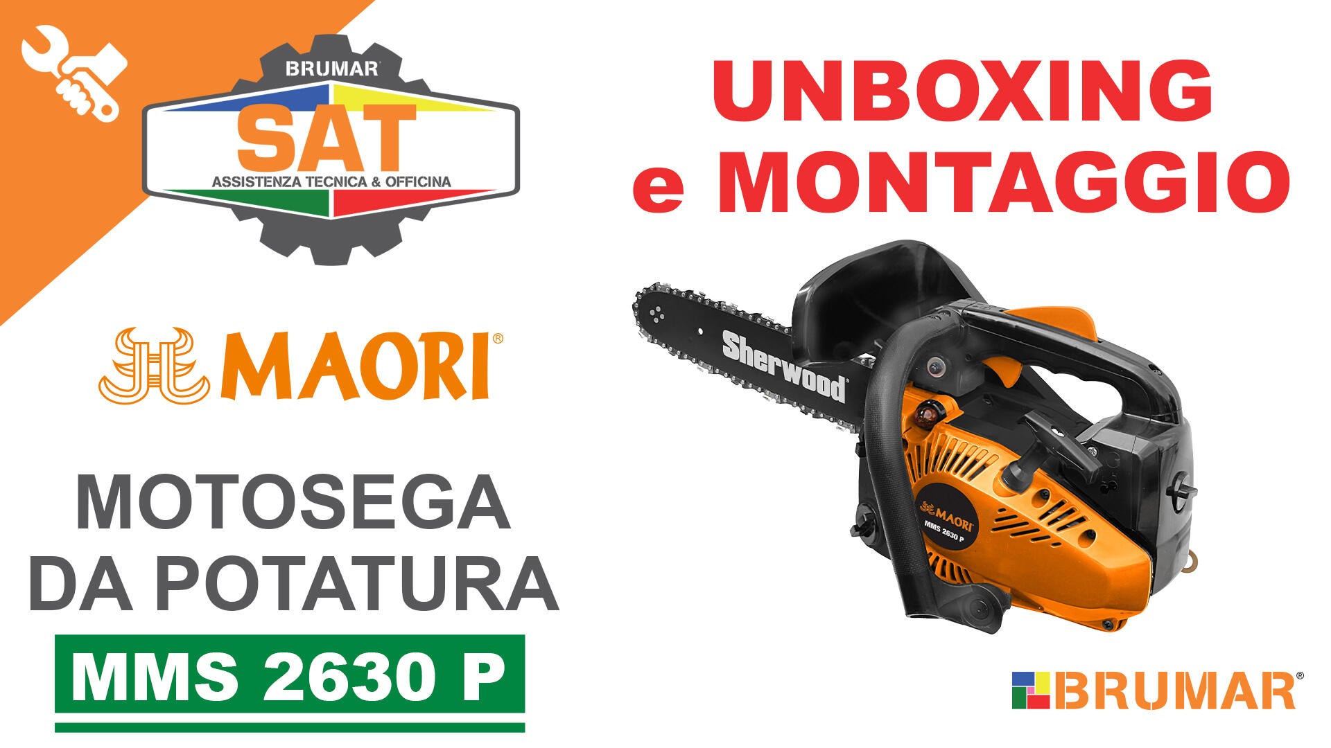 Motosega a scoppio MMS 2630 P, 25.4 cc barra da 30 cm - 15