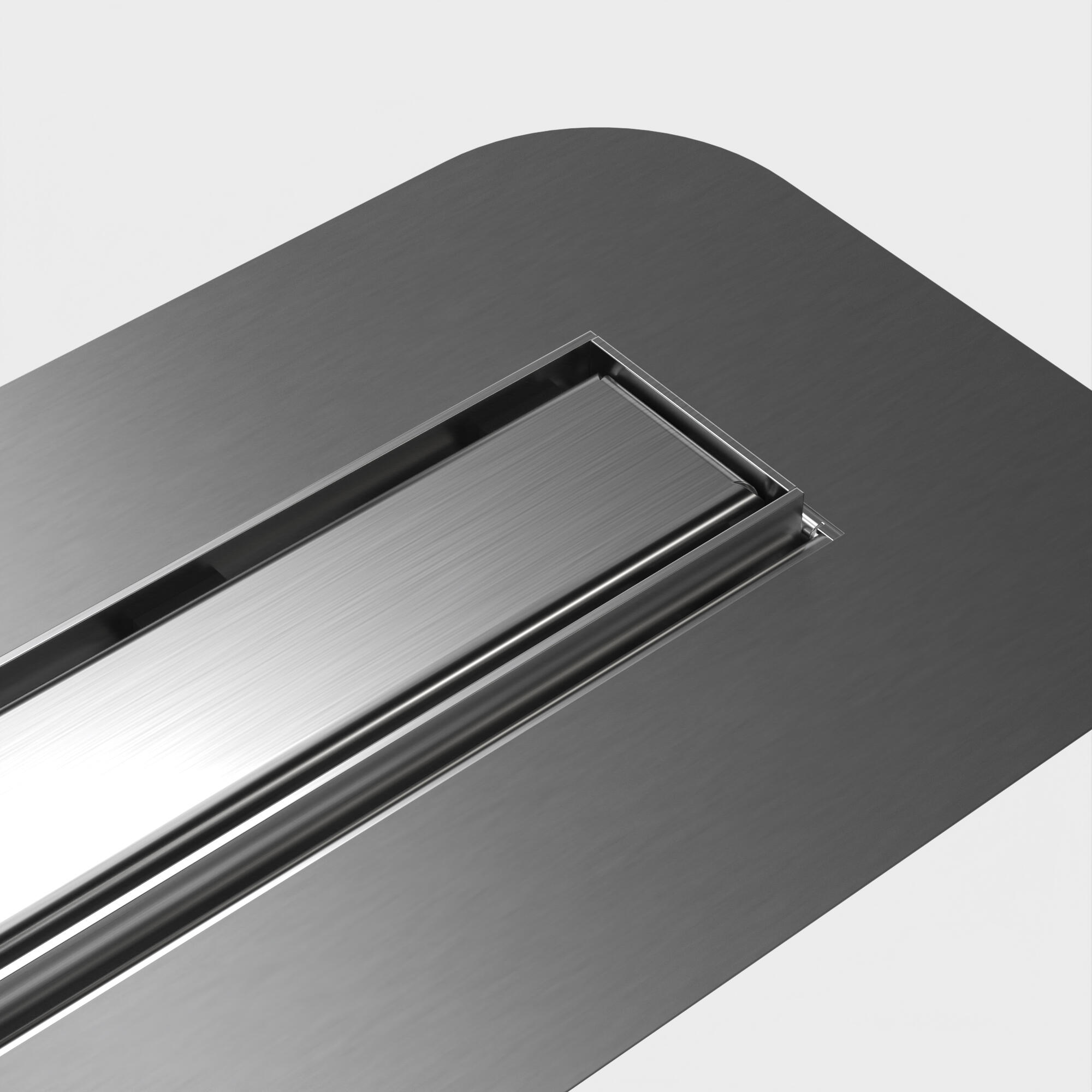 Calha duche Italiano EQUATION inox retangular 600 mm - 6
