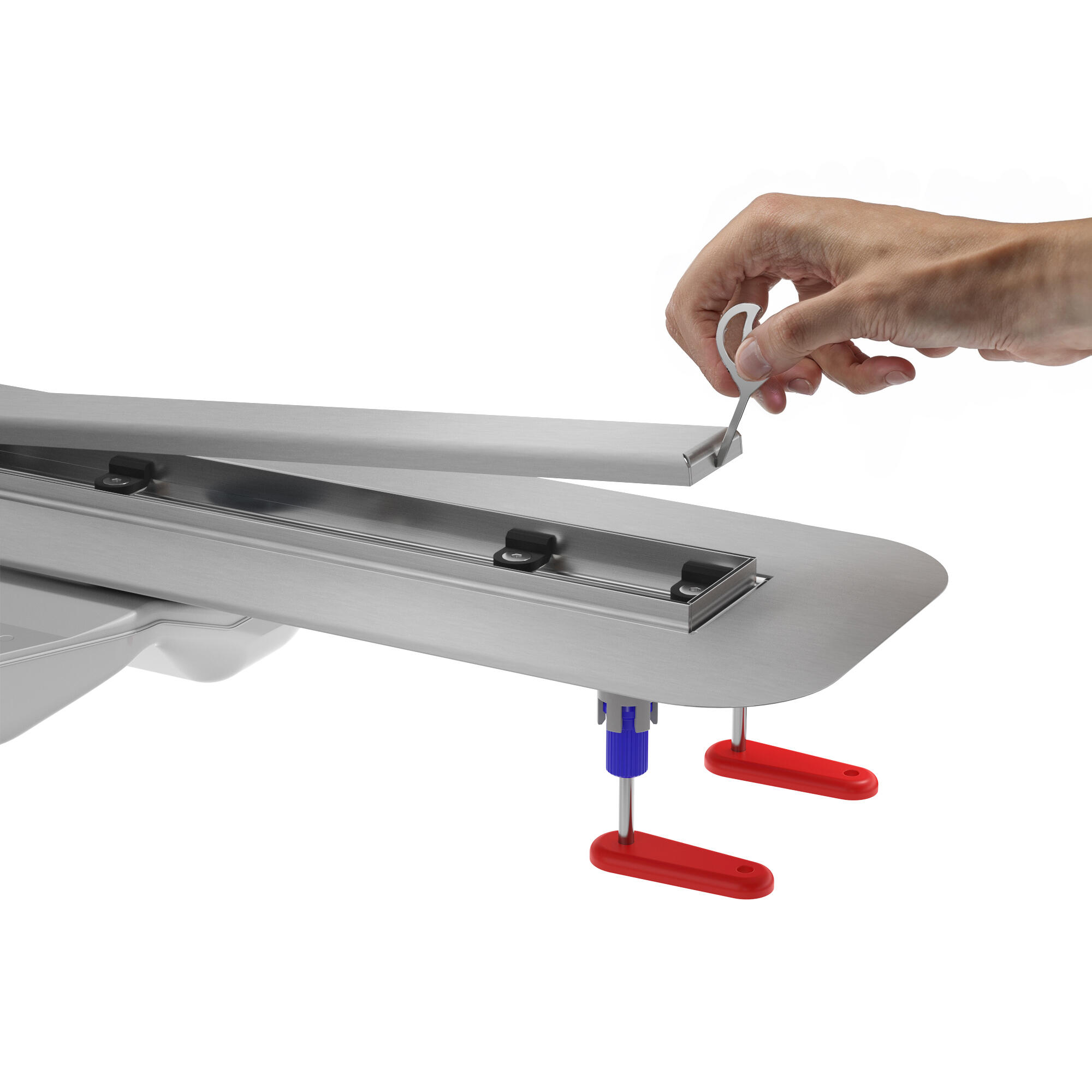 Calha duche Italiano EQUATION inox retangular 600 mm - 7