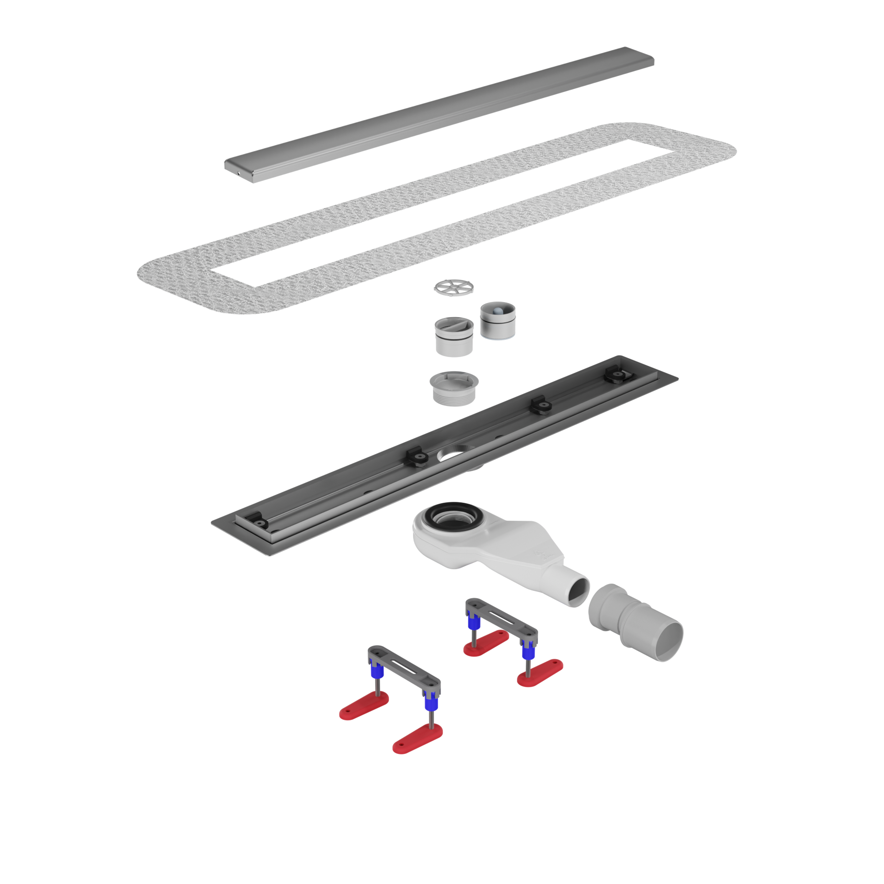 Calha duche Italiano EQUATION inox retangular 600 mm - 17