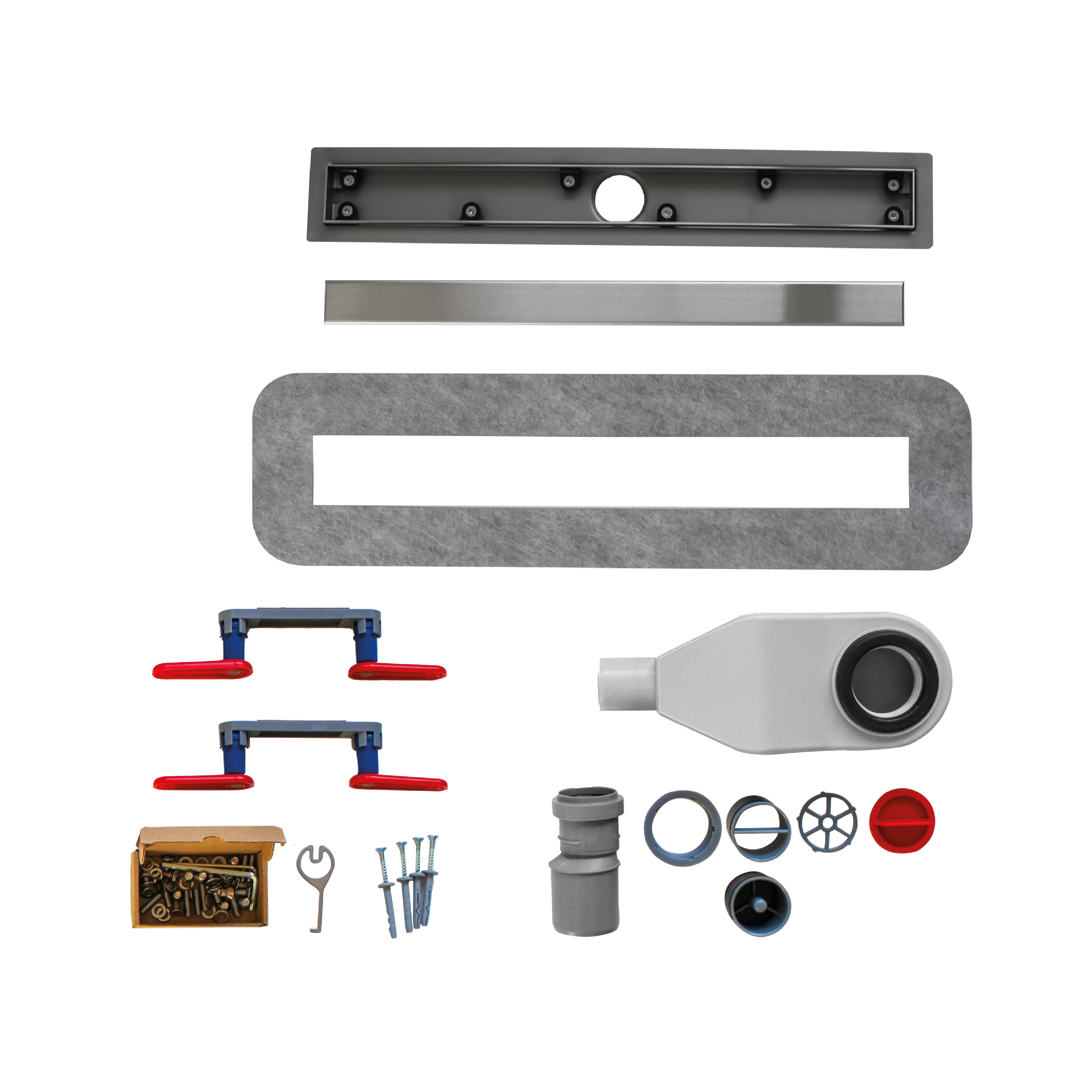 Calha duche Italiano EQUATION inox retangular 600 mm - 18