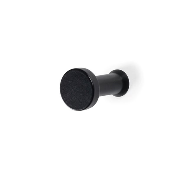 COLGADOR ZAMAK ACABADO NEGRO MATE MOD C700 2 UDS