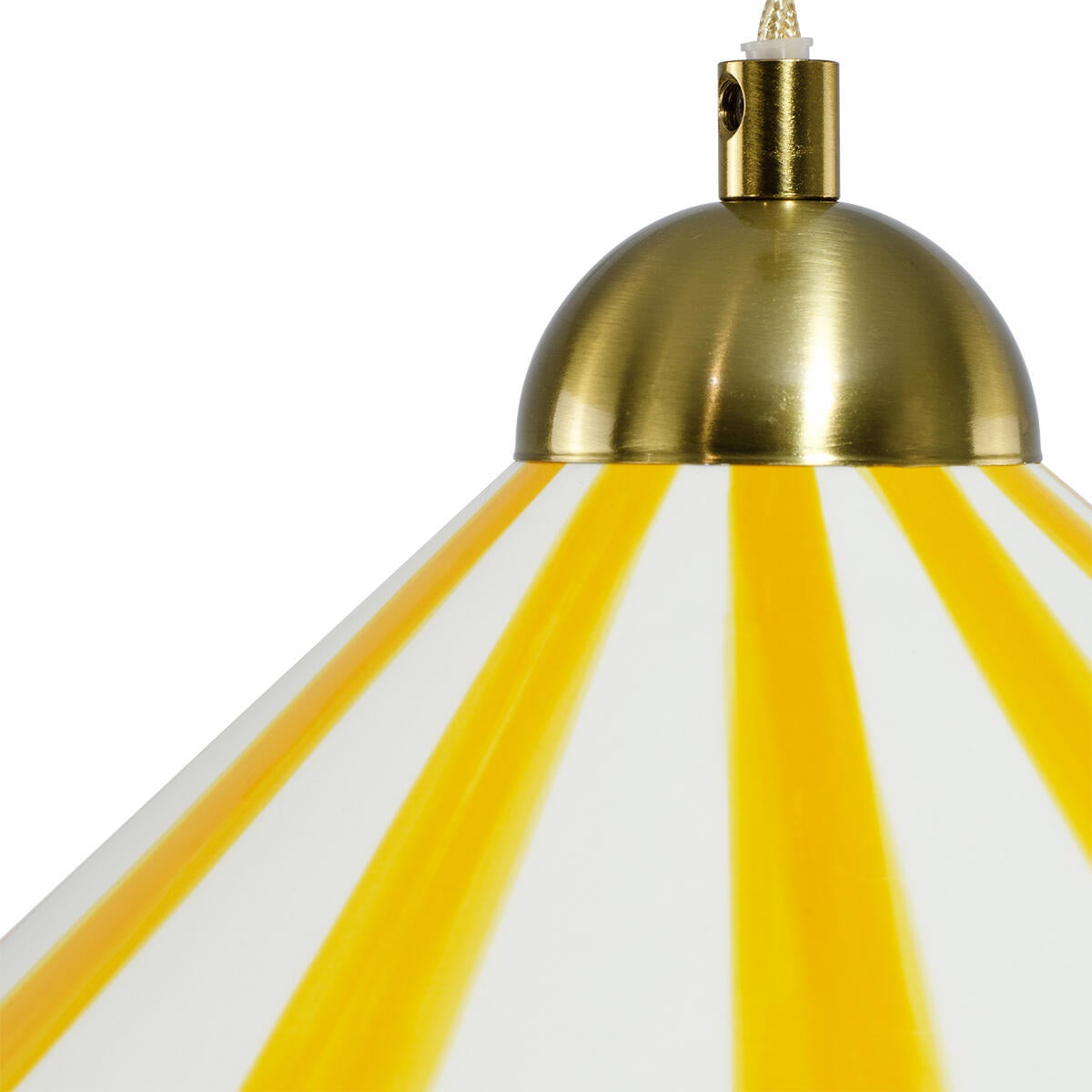 Suspension Praya céramique, jaune, Diam.27 cm, E27 - 8