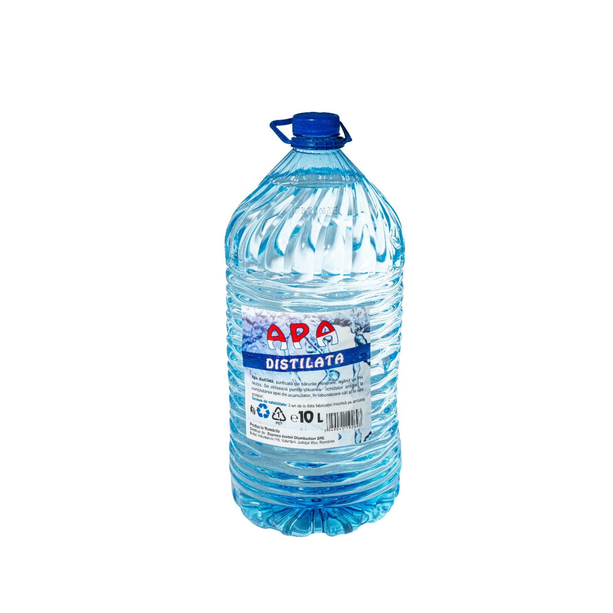 Apa dermineralizata, 10 litri 10000ml
