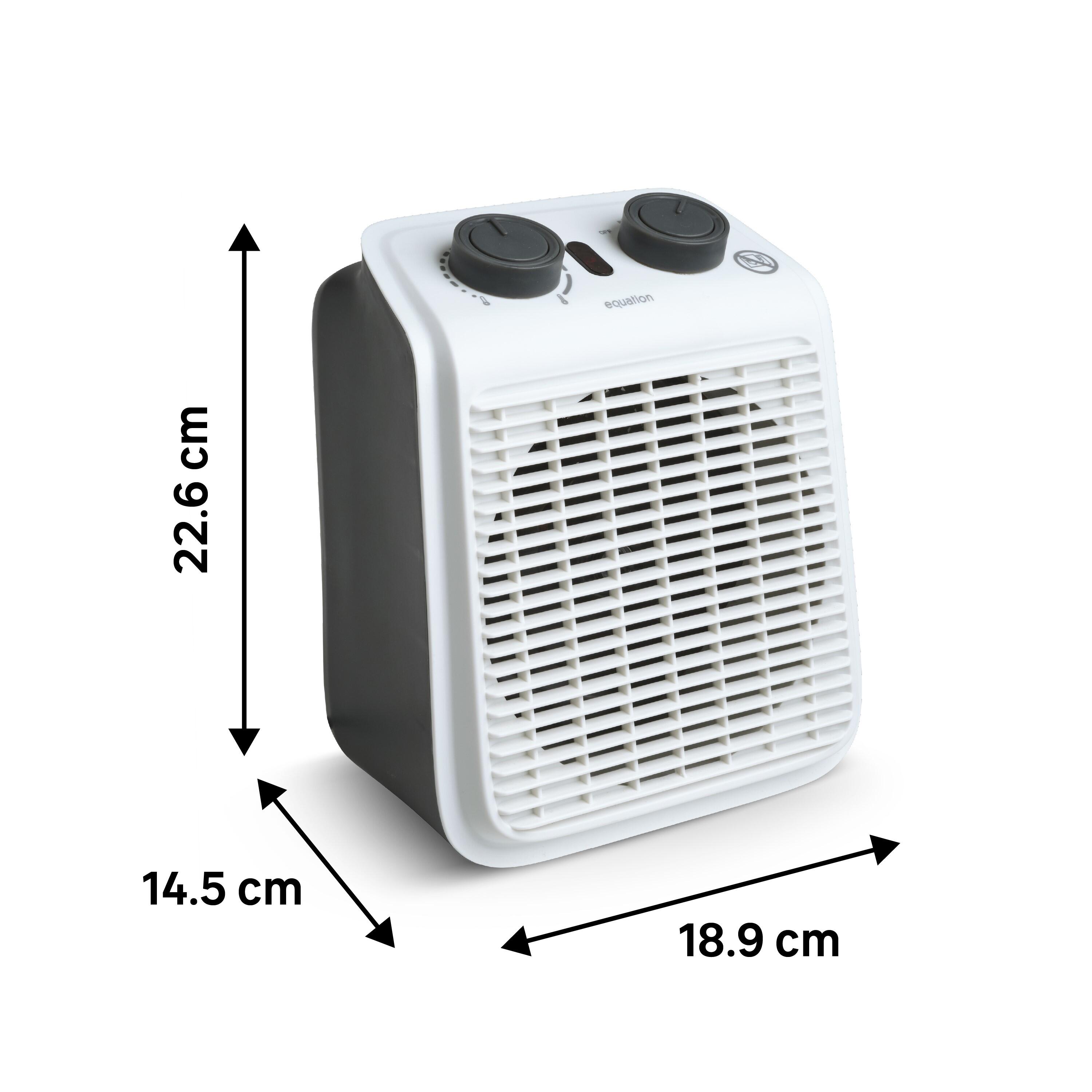 Termoventilador Equation five2 1800-2000w cinzento - 4