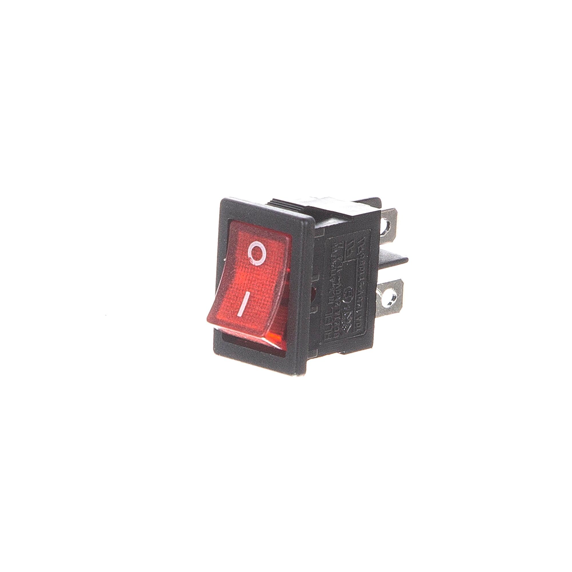 Switch 250 V, bec rosu, 2 circuite, plastic, rosu | Leroy Merlin