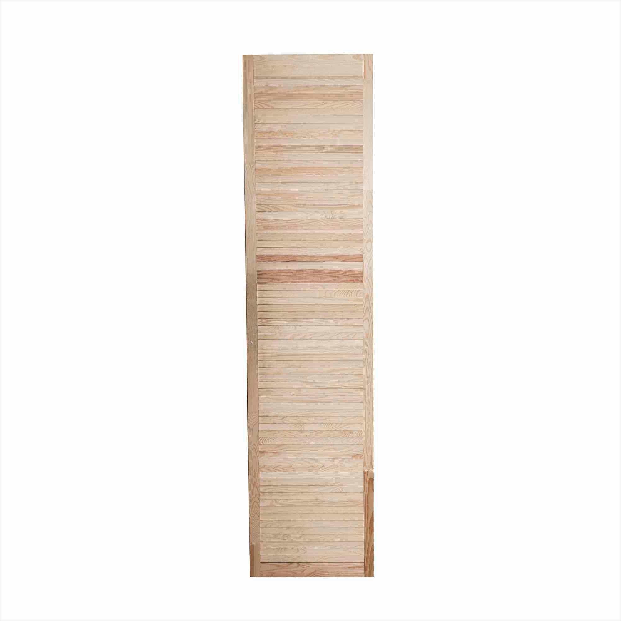 Usa lamelara pentru dressing, 201.3 x 49.4 cm, pin